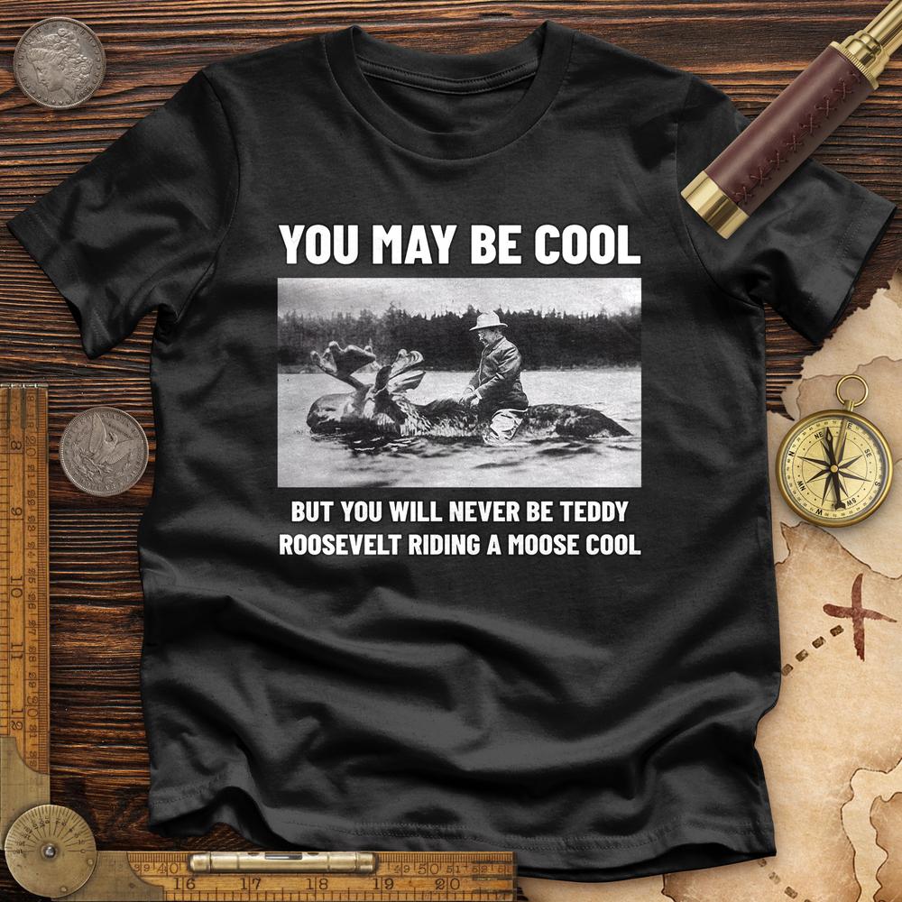 Teddy Riding Moose Premium Quality Tee