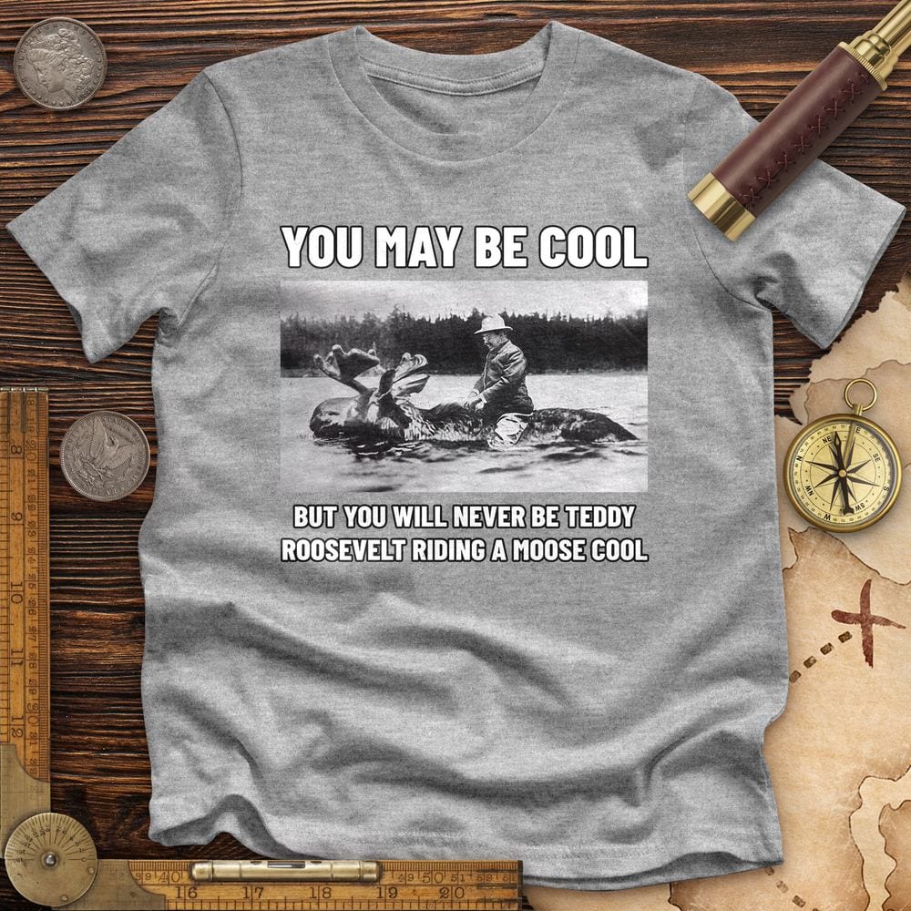Teddy Riding Moose Premium Quality Tee