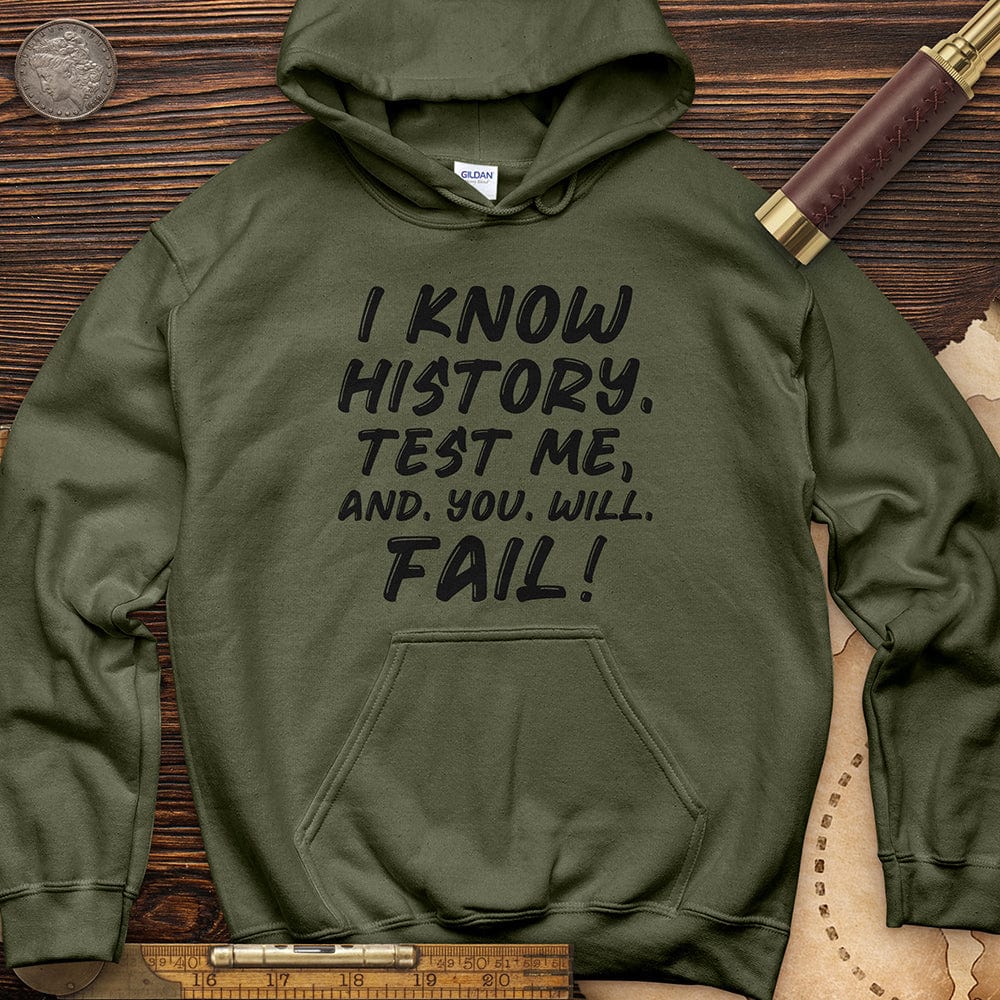 Test Me On history Hoodie