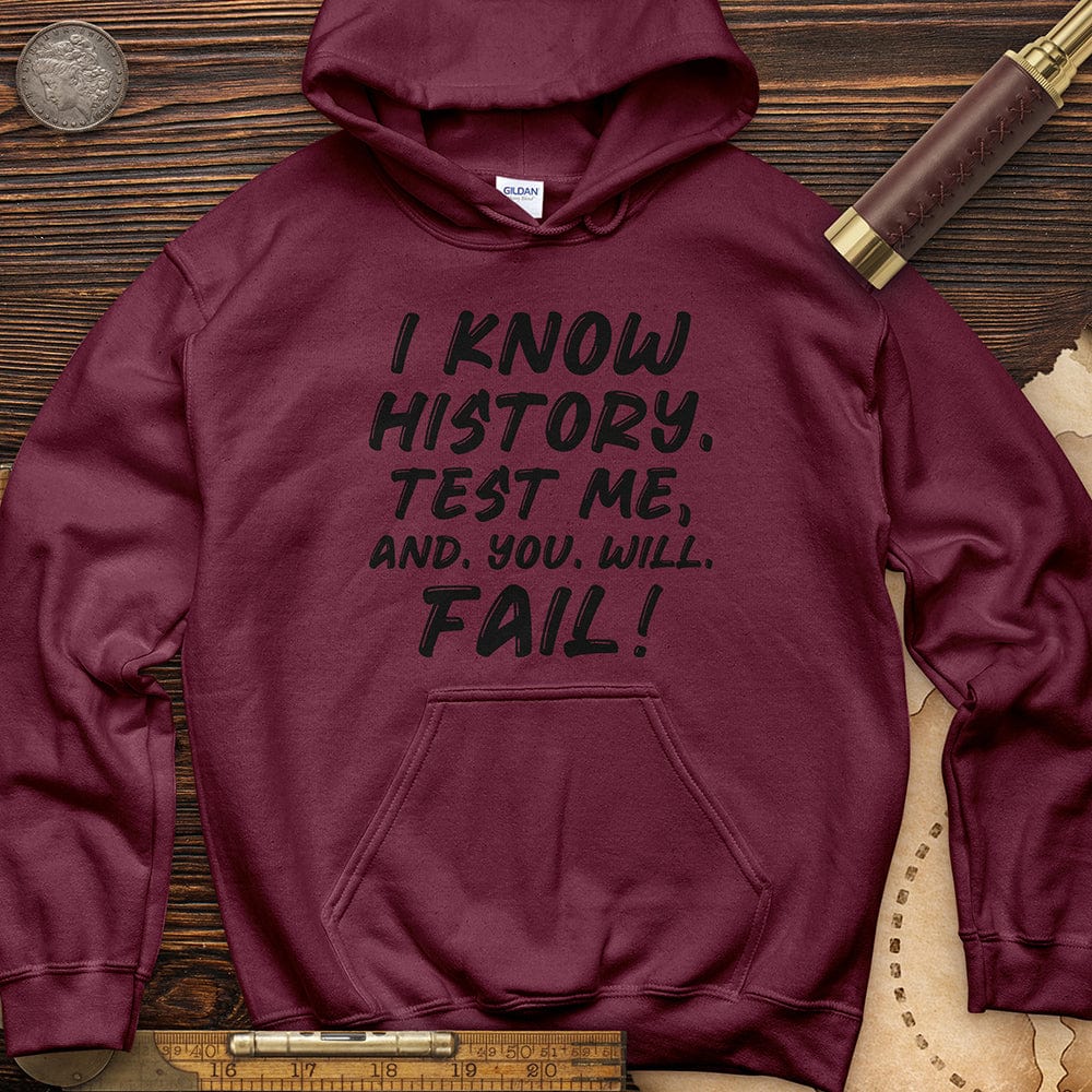 Test Me On history Hoodie