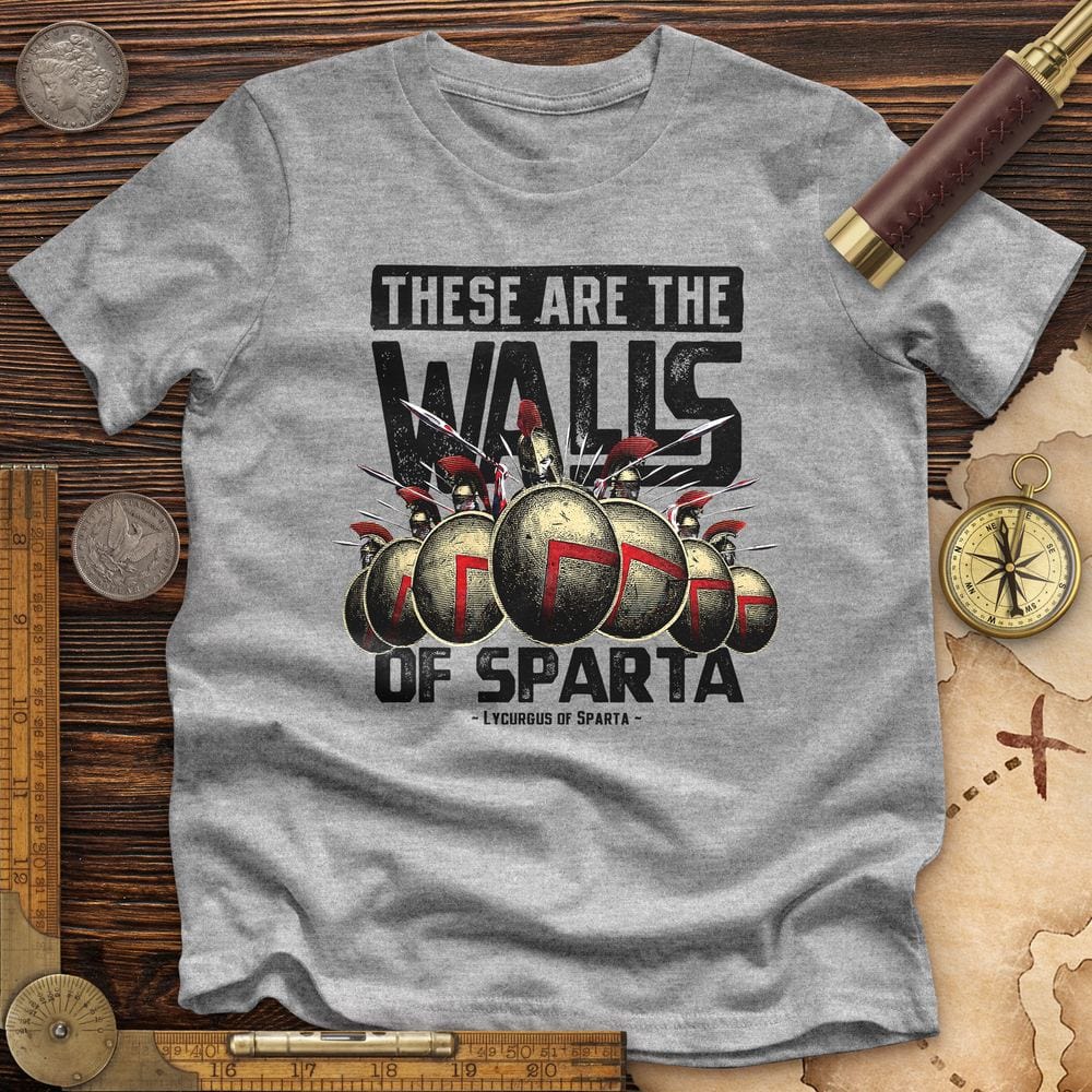 The Walls Of Sparta Premium Quality Tee