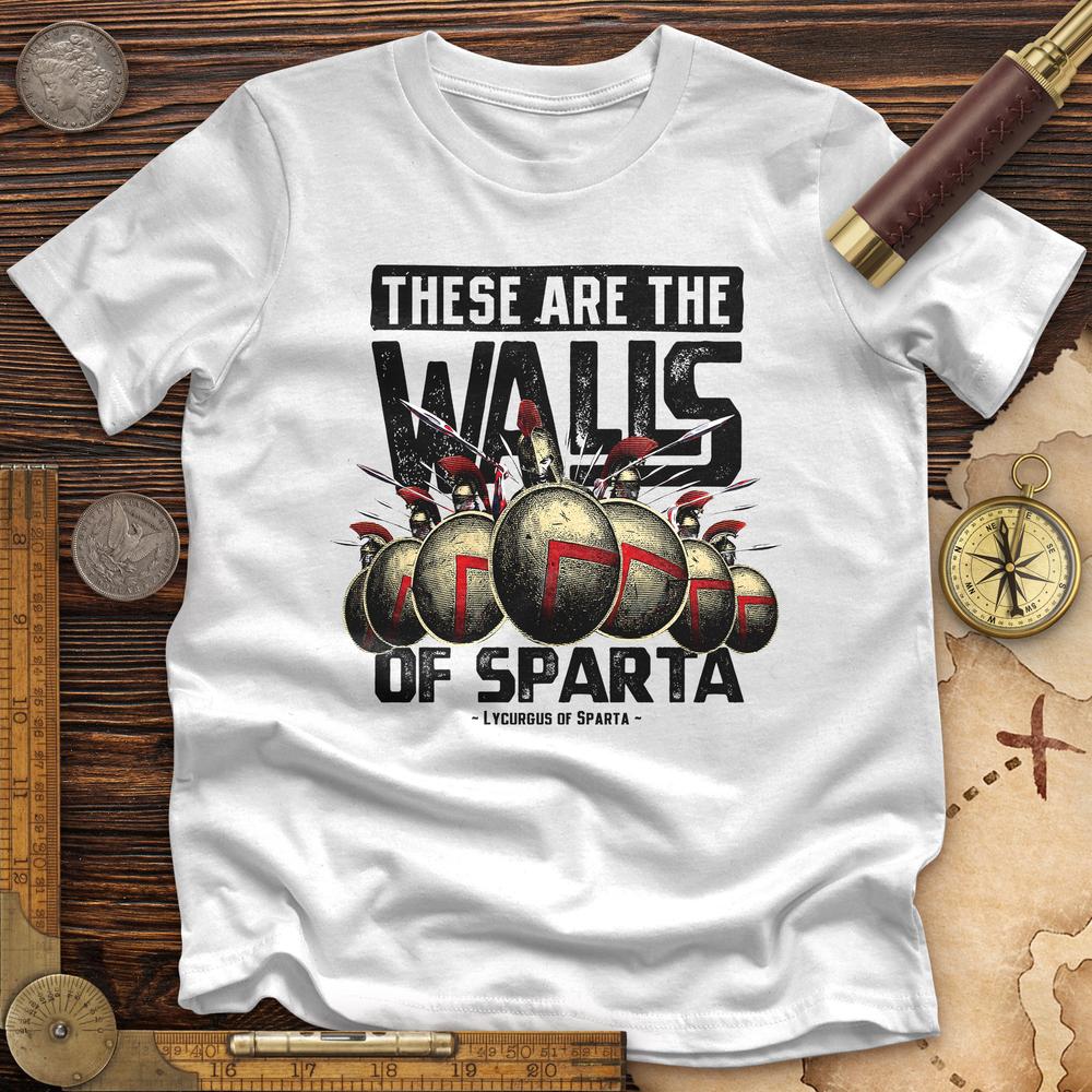 The Walls Of Sparta Premium Quality Tee