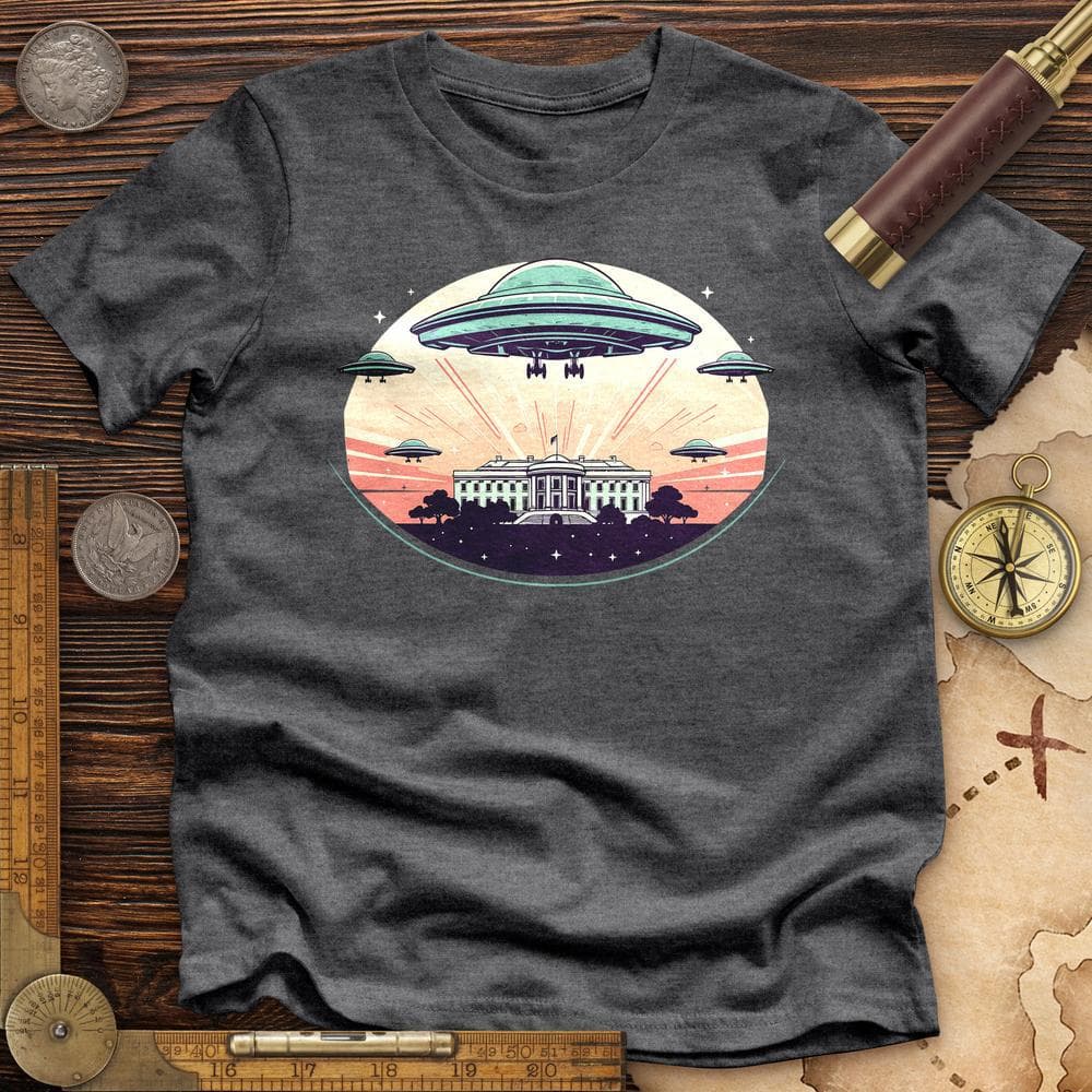 UFO Over White House Premium Quality Tee