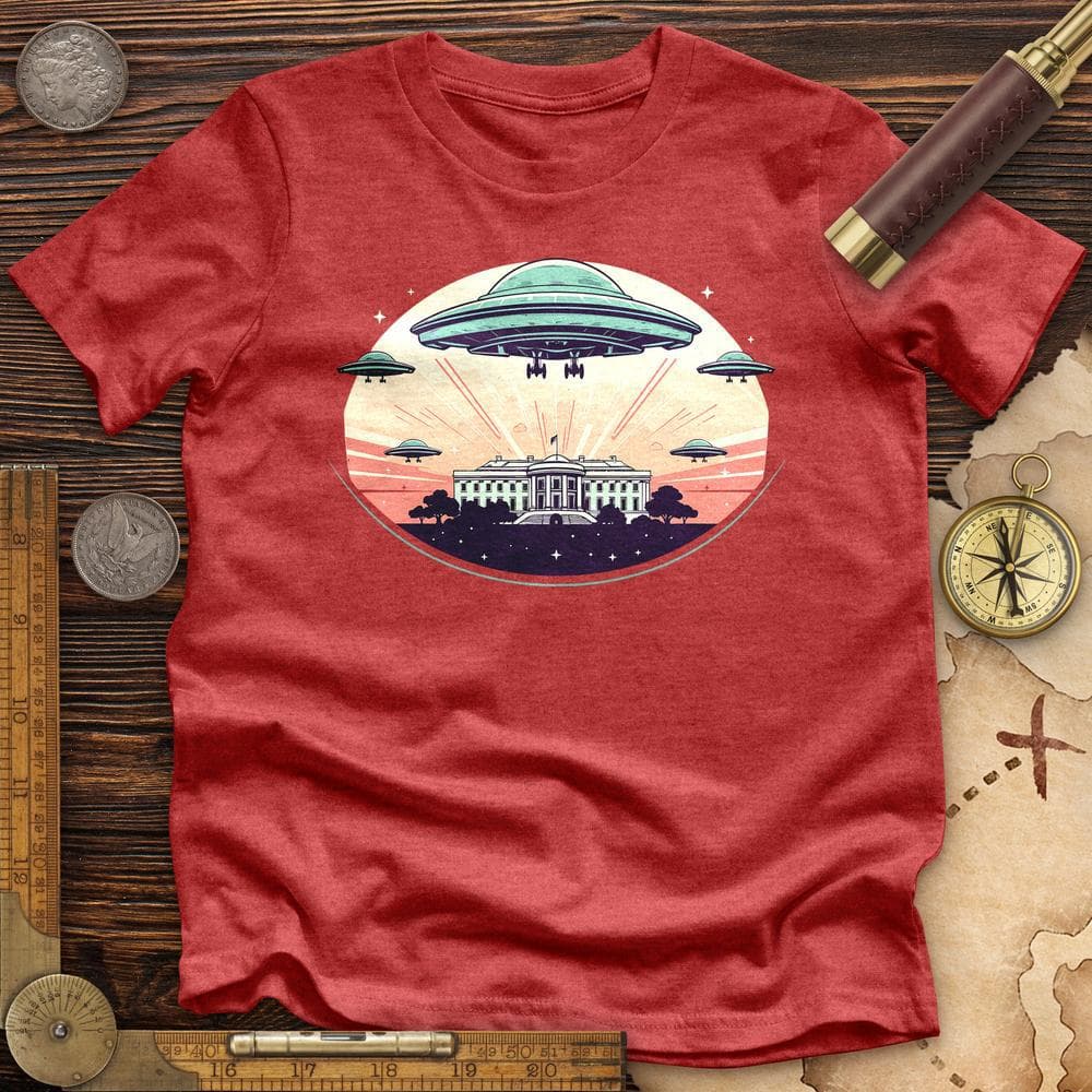 UFO Over White House Premium Quality Tee