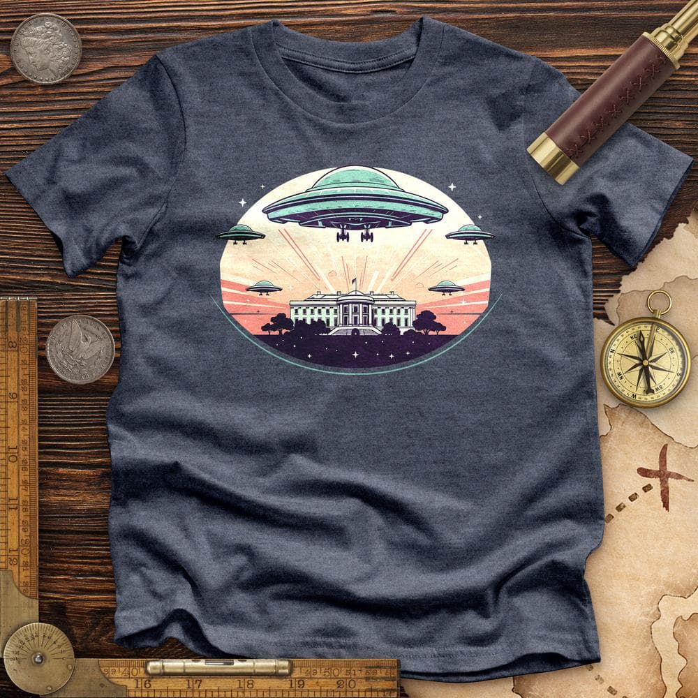 UFO Over White House Premium Quality Tee