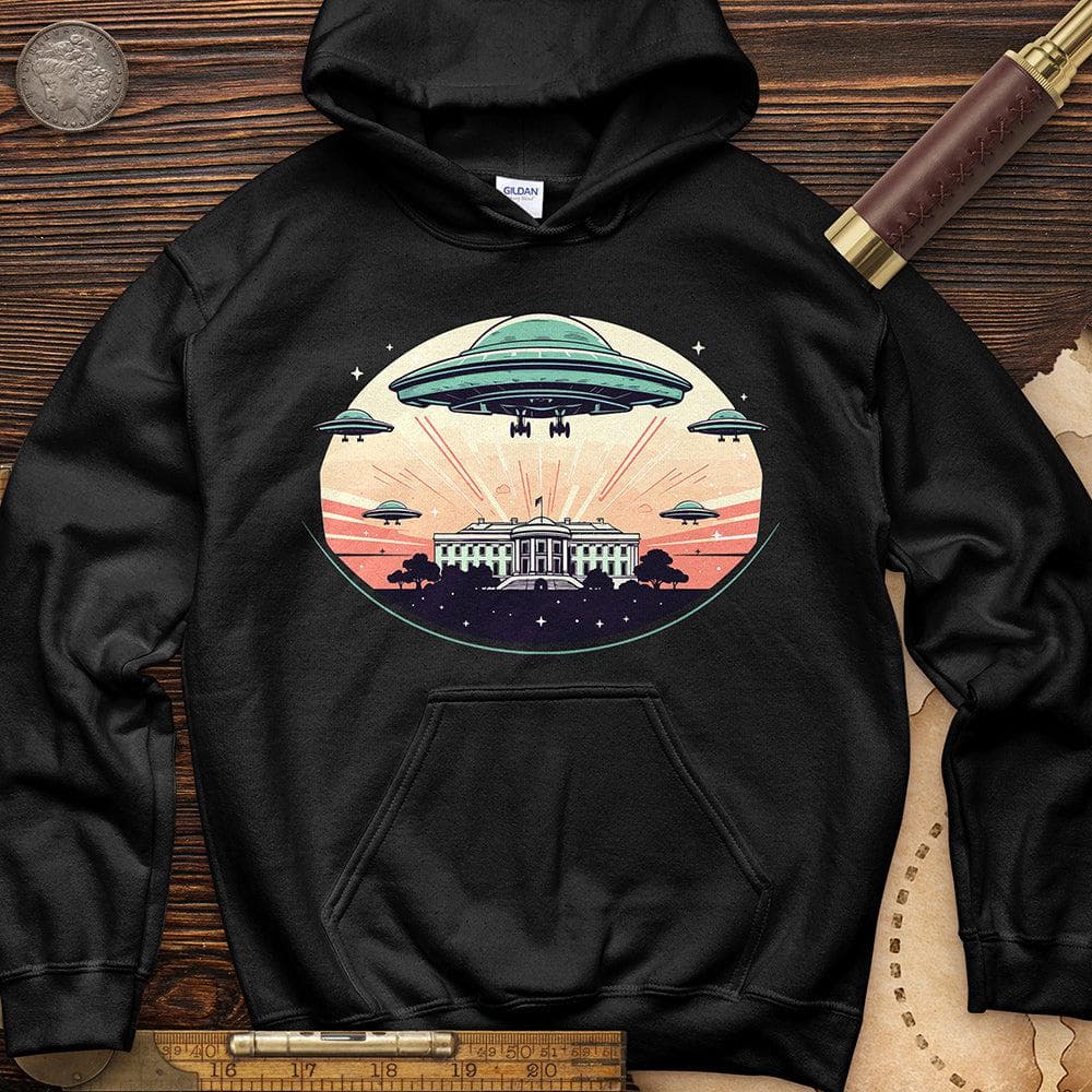UFO Over White House Hoodie