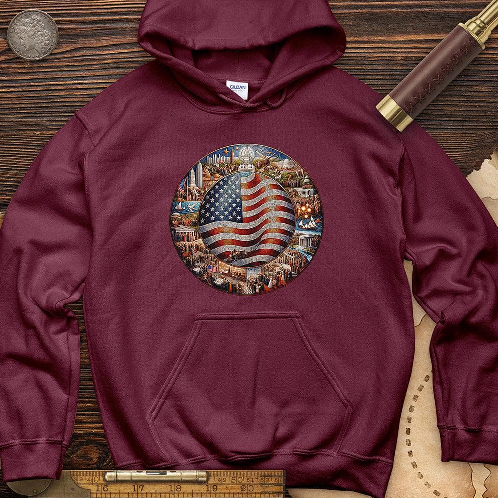 USA Mosaic Hoodie