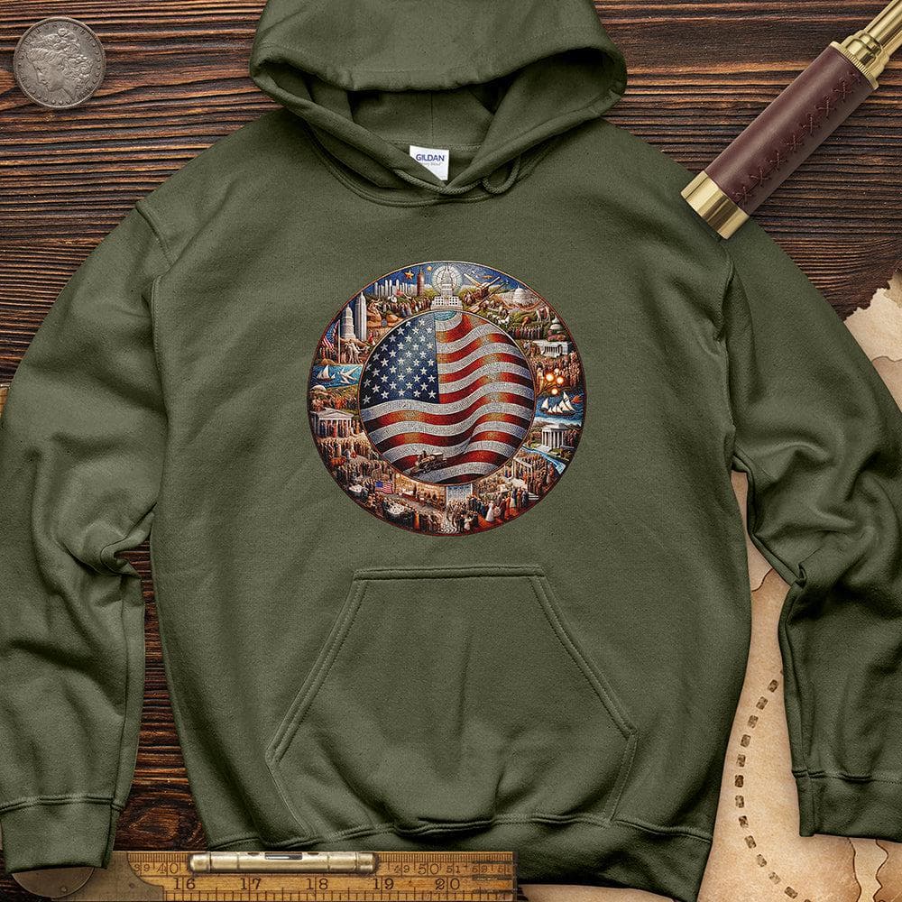 USA Mosaic Hoodie