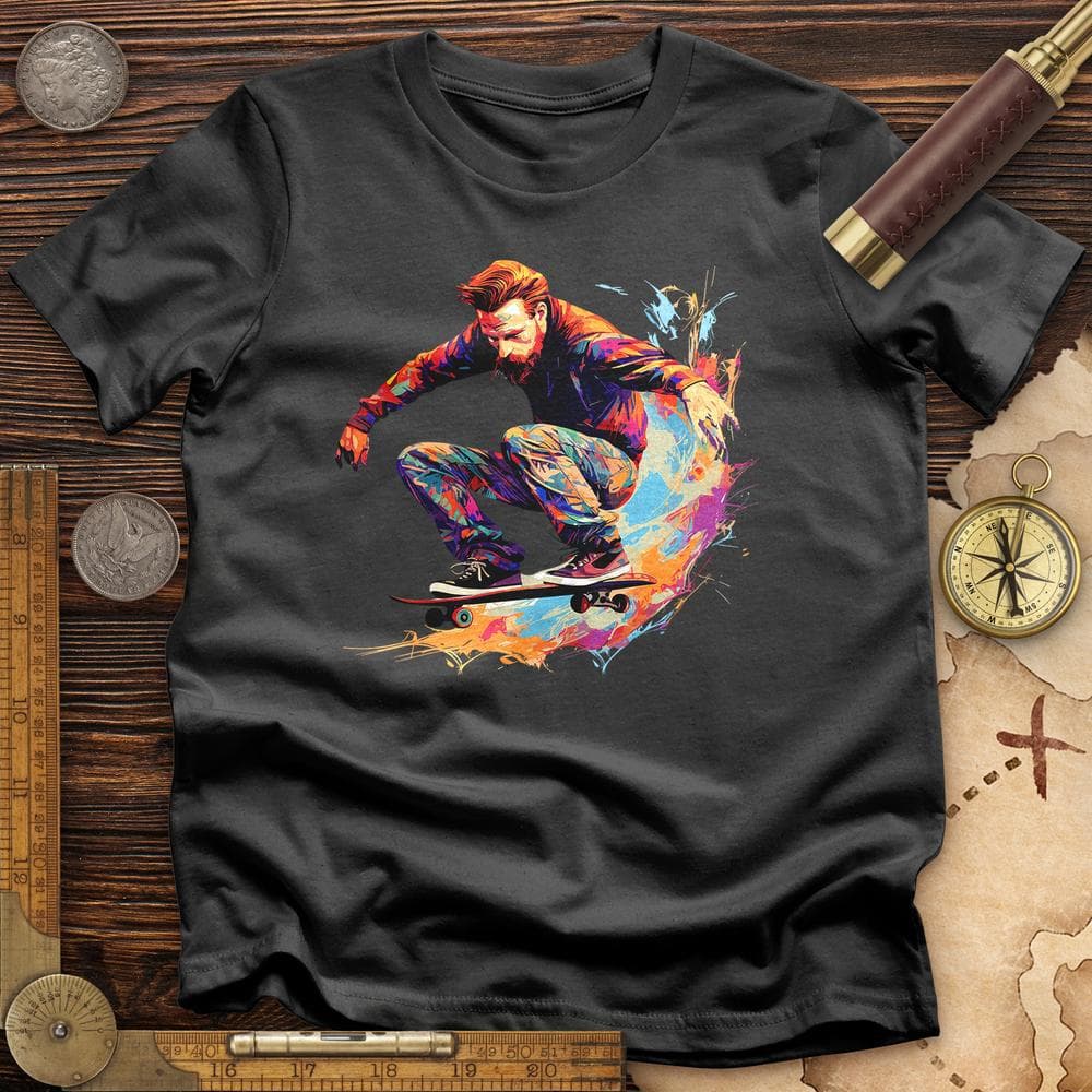 Van Gogh Skateboard T-Shirt