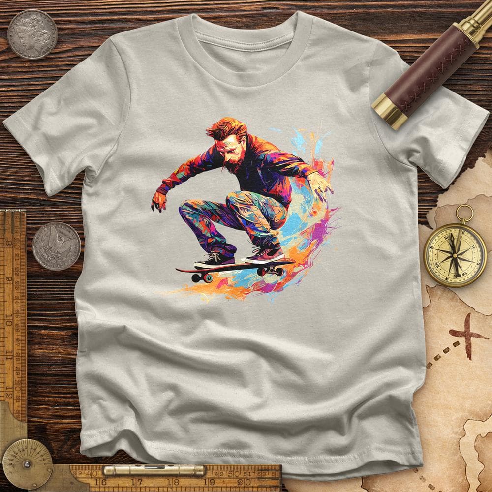 Van Gogh Skateboard T-Shirt