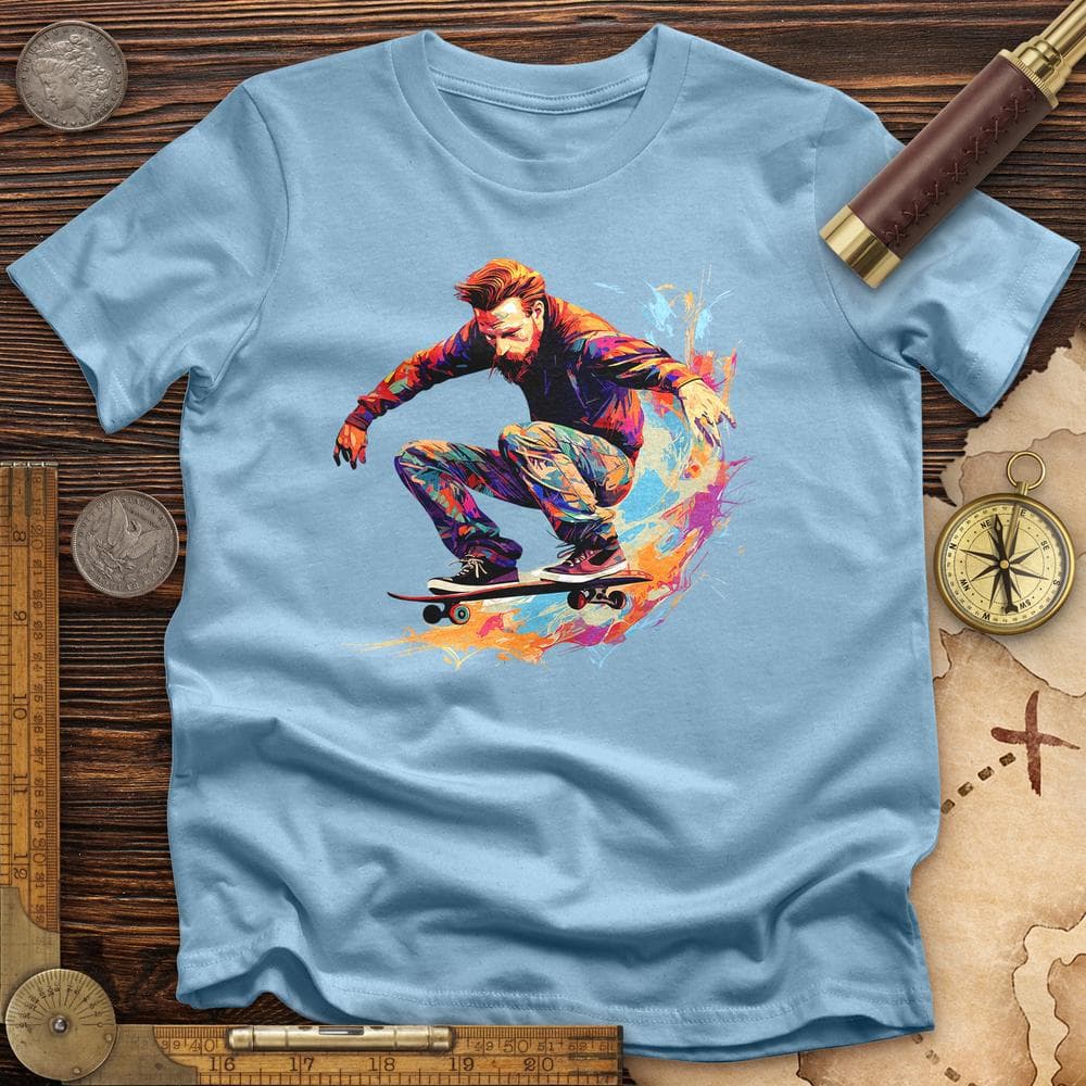 Van Gogh Skateboard T-Shirt