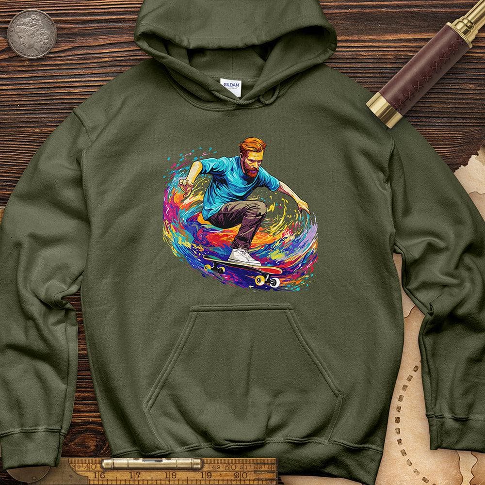 Van Gogh Skateboarding Hoodie