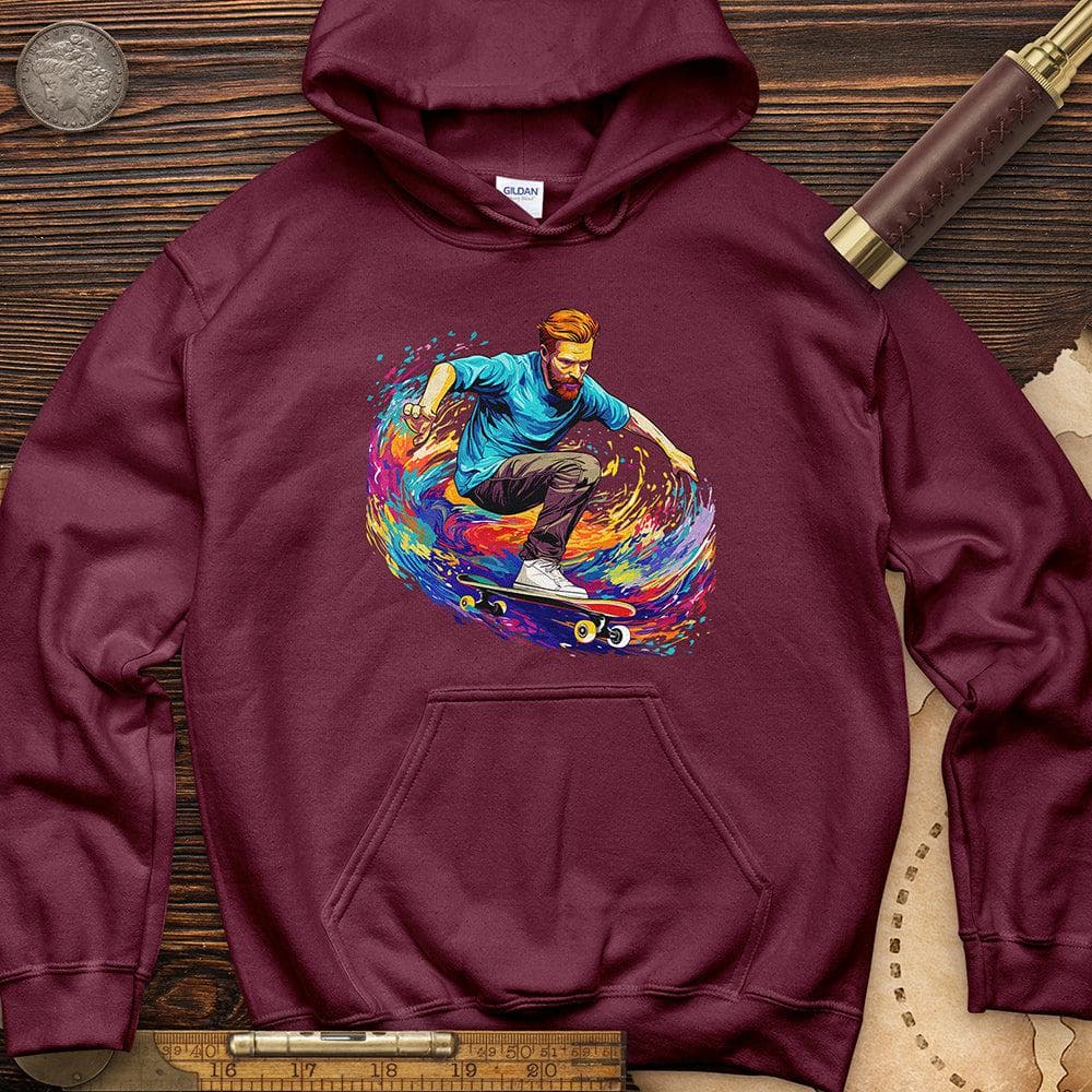 Van Gogh Skateboarding Hoodie
