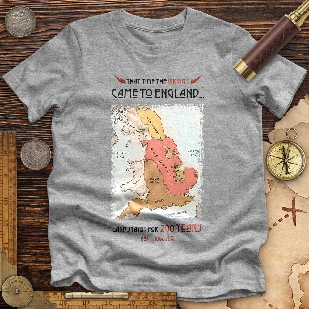 Vikings In England Premium Quality Tee