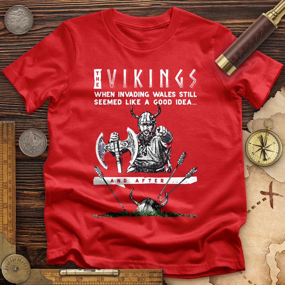 Vikings Never Defeated Wales T-Shirt