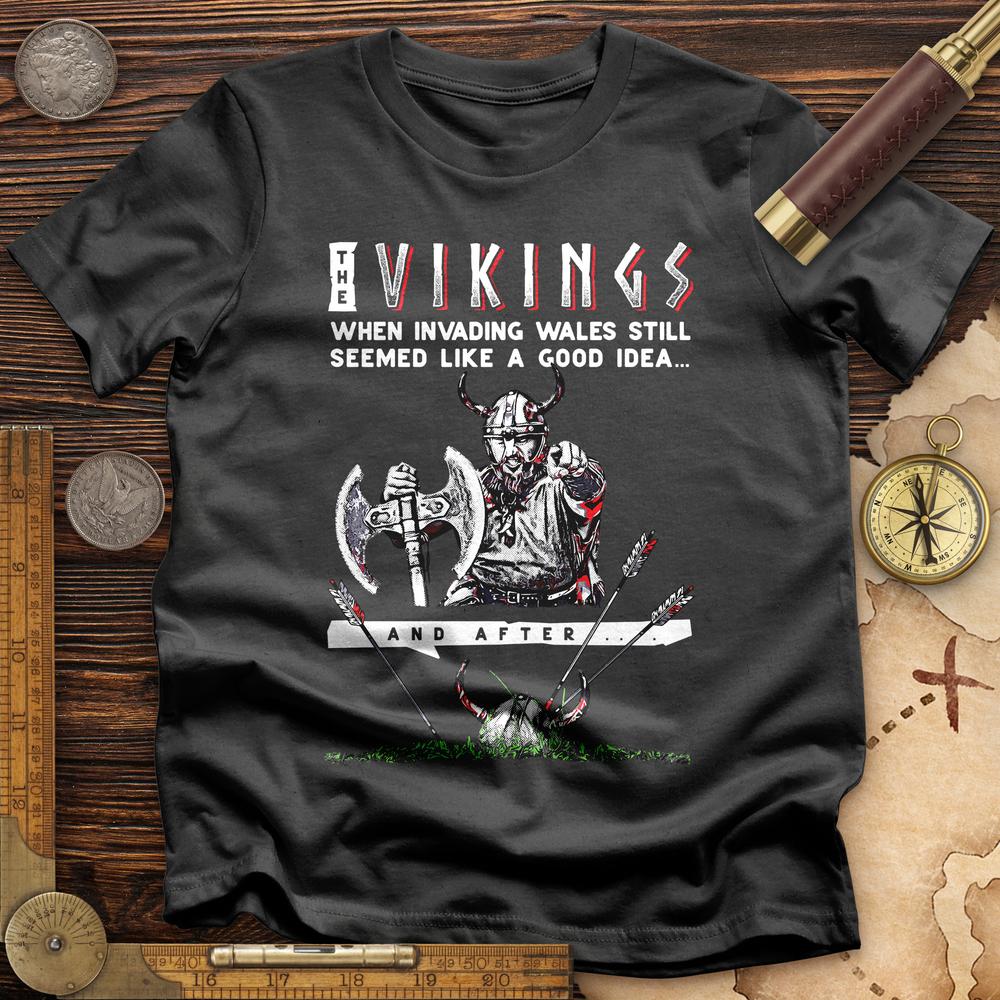 Vikings Never Defeated Wales T-Shirt