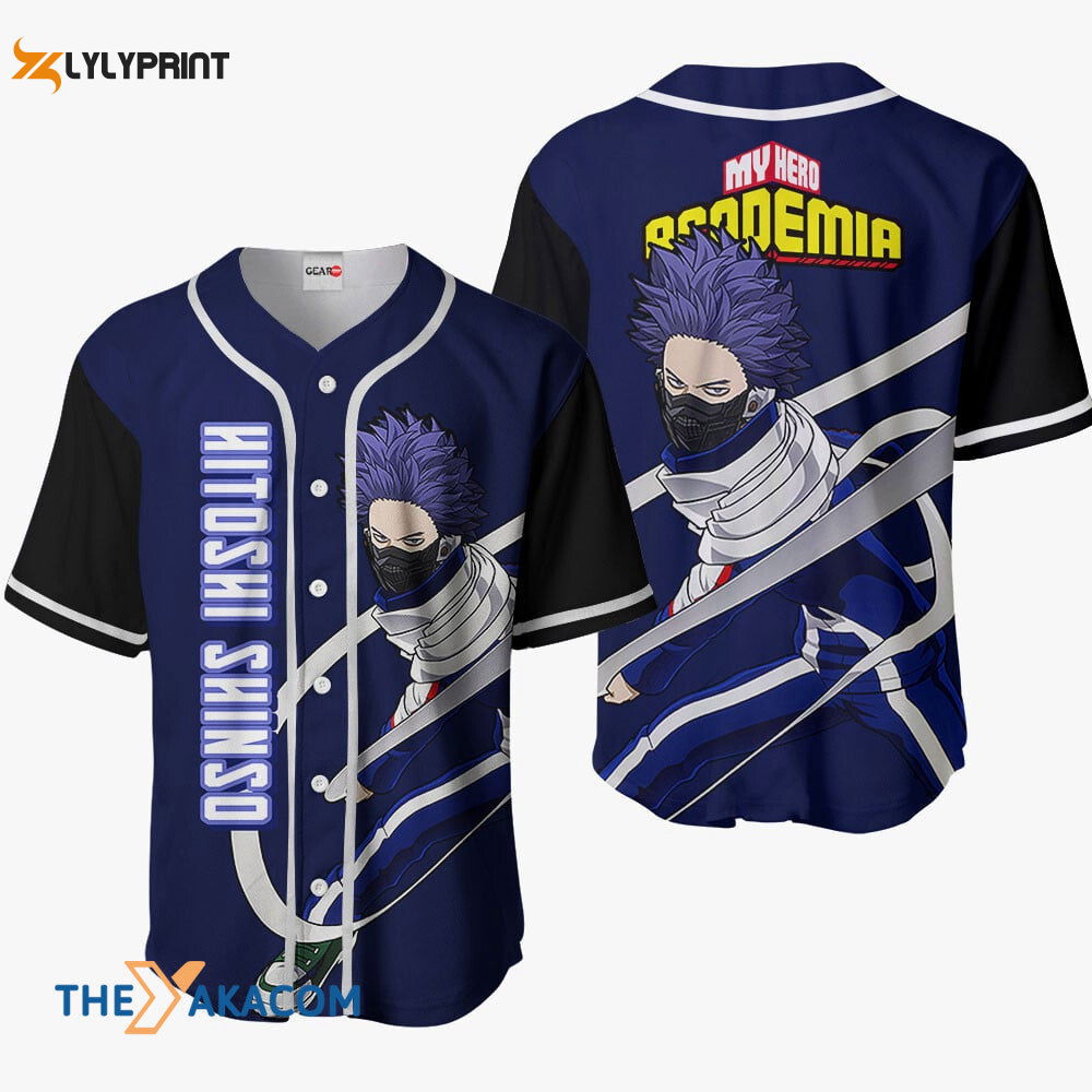 Hitoshi Shinso My Hero Academia Anime Gift Christmas For Fan Baseball Jersey Shirt - lylyprint.com