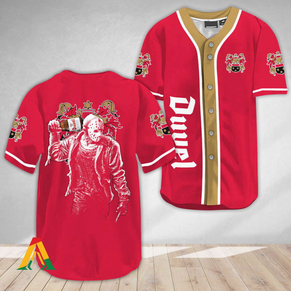 Horror Jason Voorhees Duvel Beer Baseball Jersey - Aopprinter