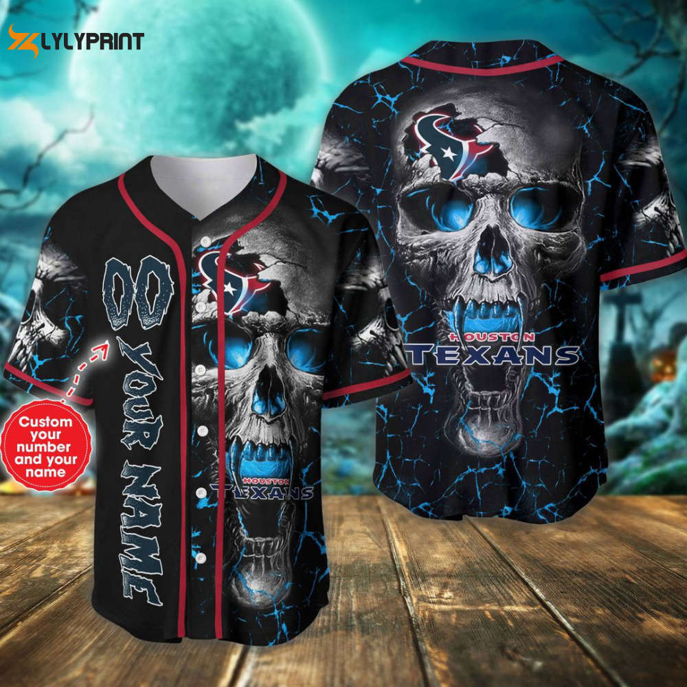 Houston Texans Personalized Baseball Jersey - lylyprint.com
