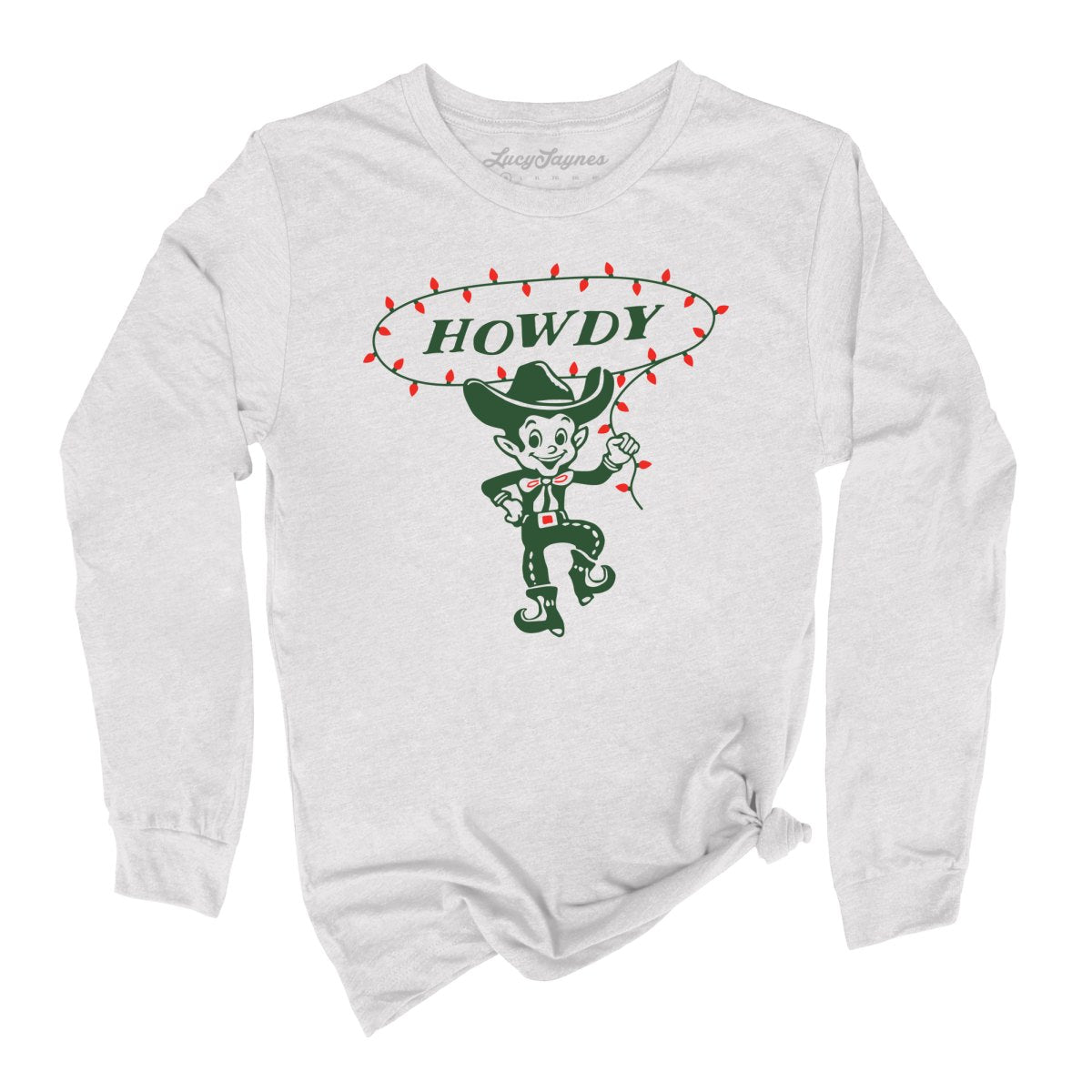 Howdy Elf Long Sleeve Tee