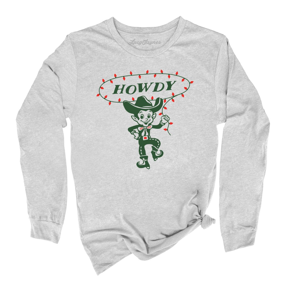 Howdy Elf Long Sleeve Tee