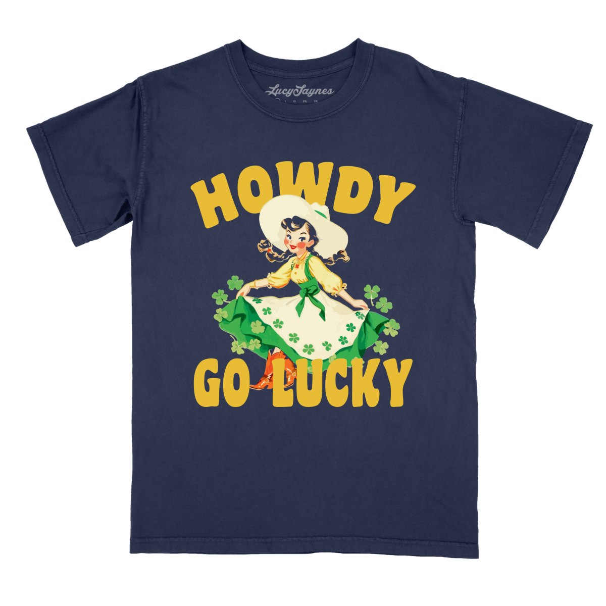 Howdy Go Lucky Comfort Colors Tee