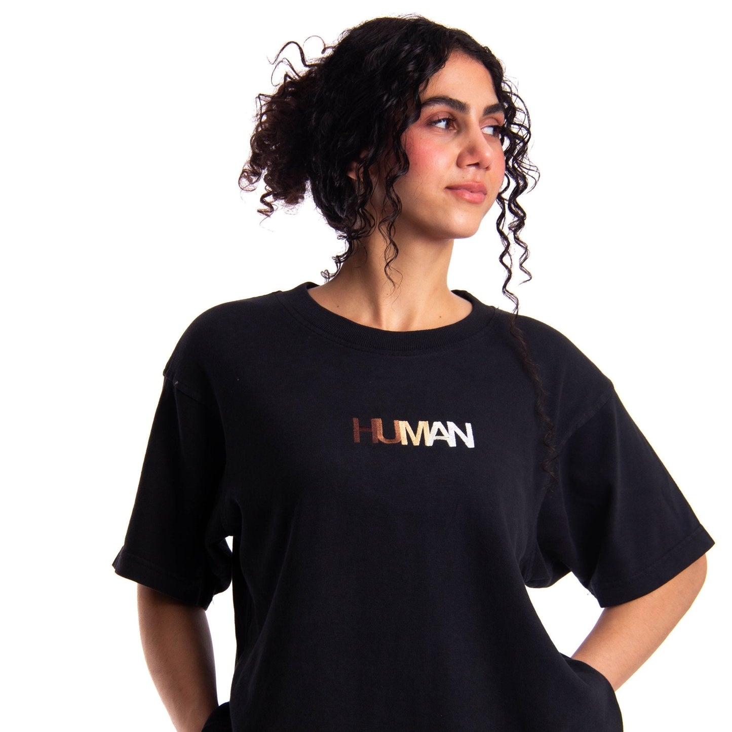 Human Embroidered Heavyweight Tee