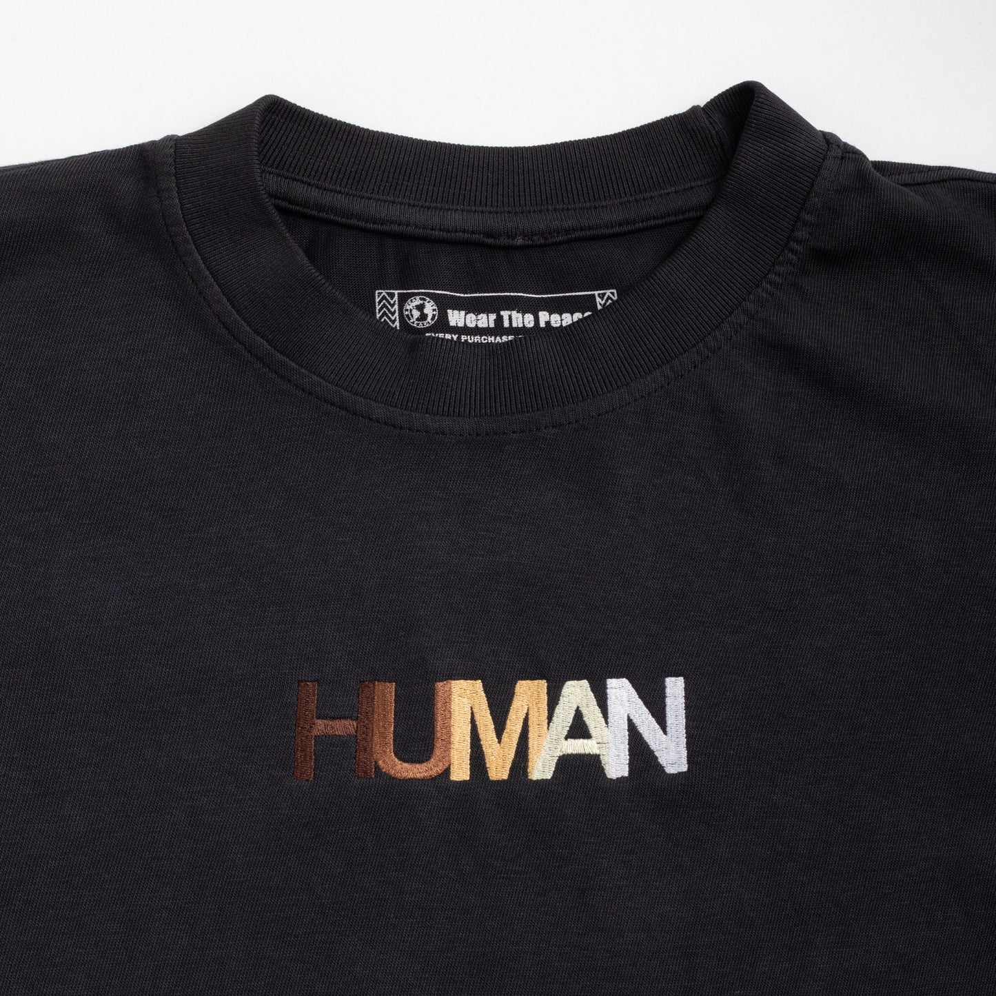 Human Embroidered Heavyweight Tee