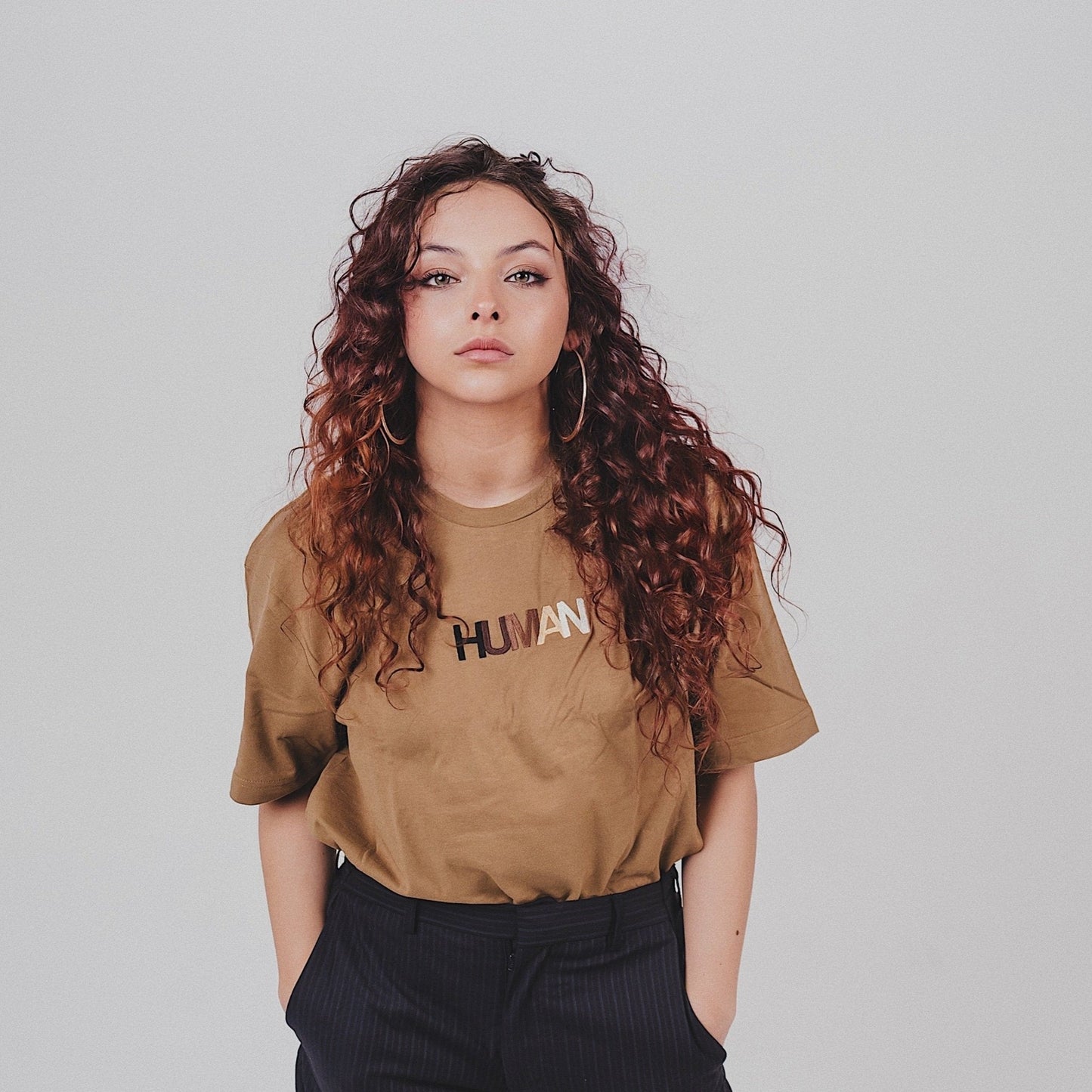 Human Embroidered Tee
