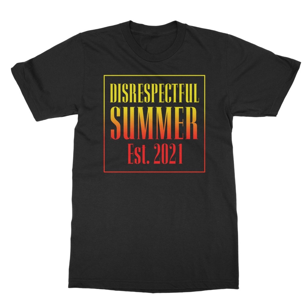 HYPER iCONiCÃ¢â‚¬Å¡Ãƒâ€žÃƒÂ¶Ã¢Ë†Å¡ÃƒÂ«Ã‚Â¬Ã‚Â¢ Disrespectful Summer - Est 2021 (Black) Boyfriend T-Shirt