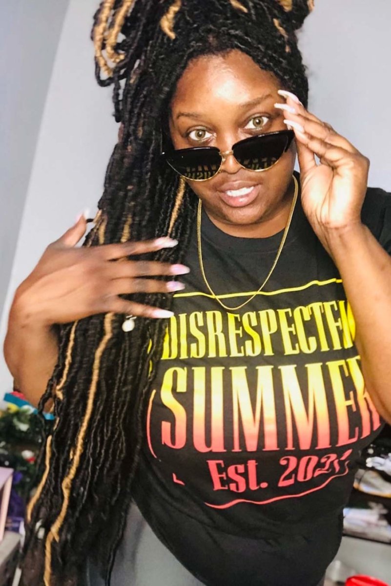 HYPER iCONiCÃ¢â‚¬Å¡Ãƒâ€žÃƒÂ¶Ã¢Ë†Å¡ÃƒÂ«Ã‚Â¬Ã‚Â¢ Disrespectful Summer - Est 2021 (Black) Boyfriend T-Shirt