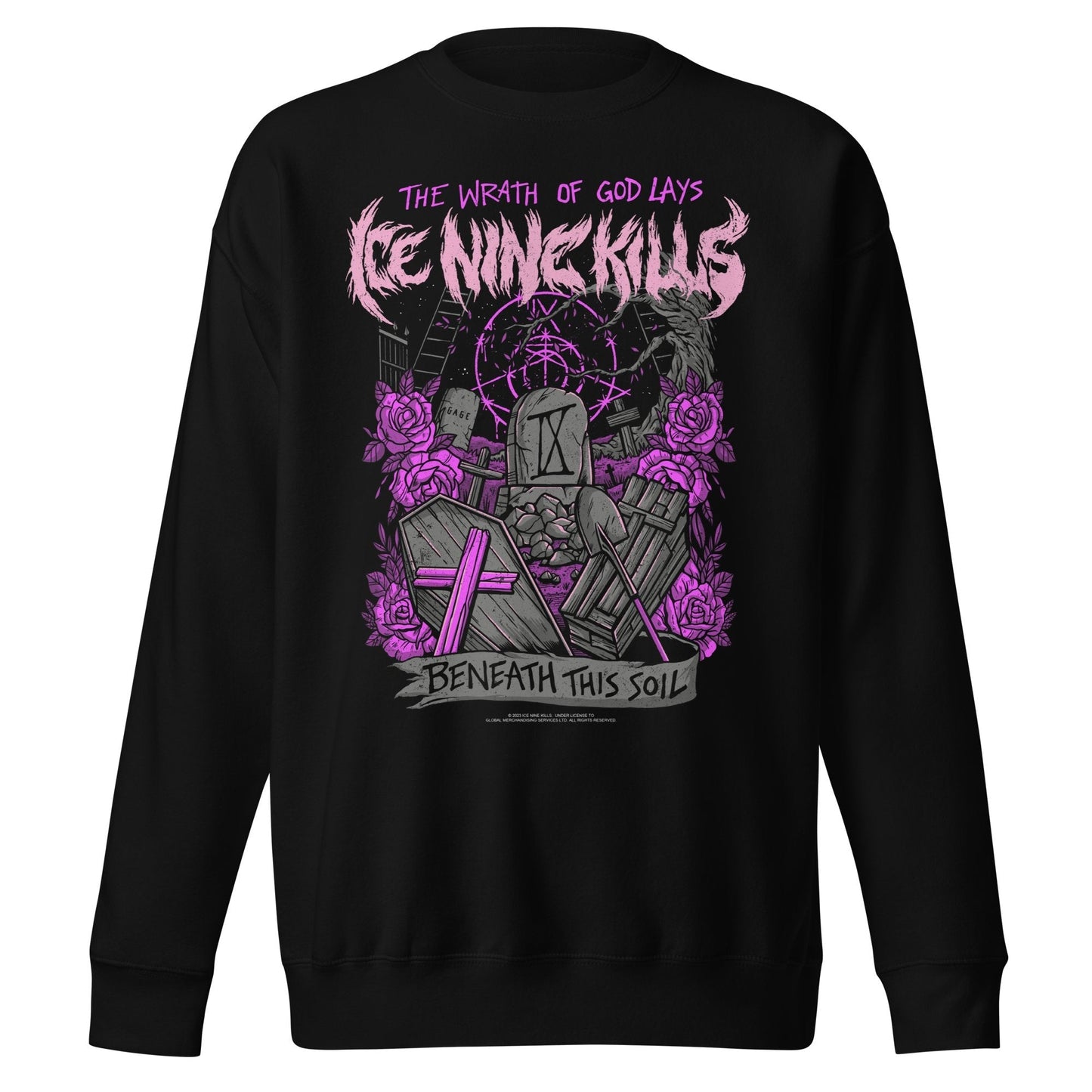 Ice Nine Kills Purple Wrath Jumbo Print Sweatshirt