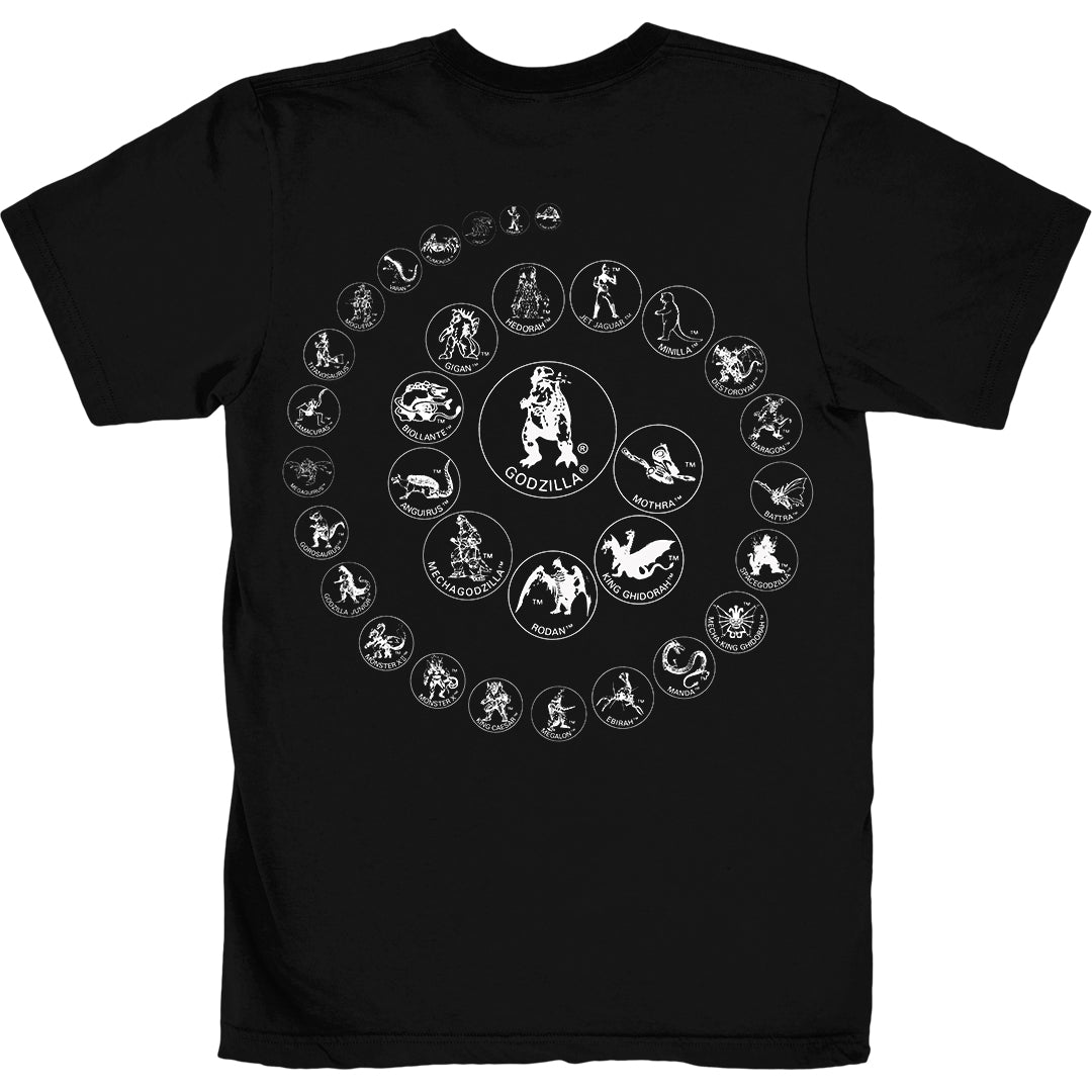 KAIJU ICONS - T-SHIRT (BLACK VARIANT)