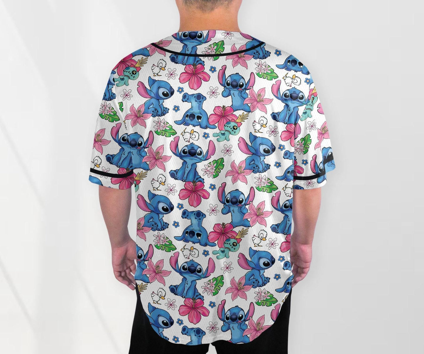 Stitch Jersey Shirt Aloha Hawaii Baseball Jersey Stitch Family Shirt Stitch Shirt Gifts