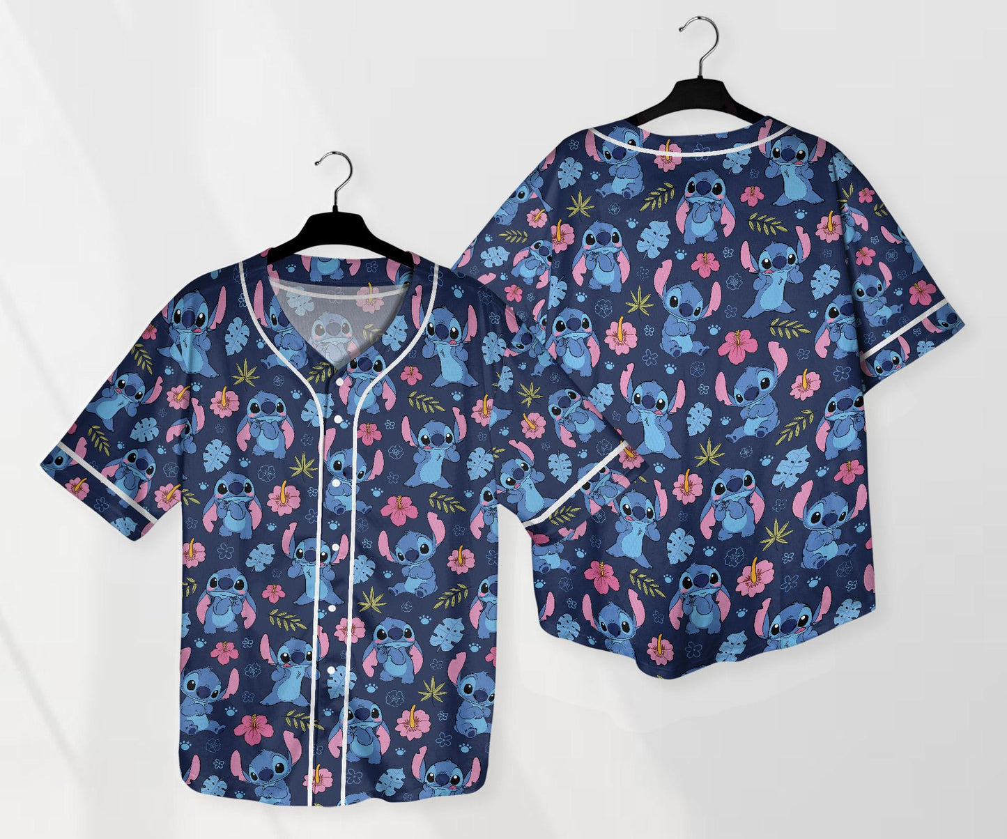 Lilo & Stitch Jersey Shirt Aloha Hawaii Baseball Jersey Stitch Family Shirt Stitch Shirt Gifts