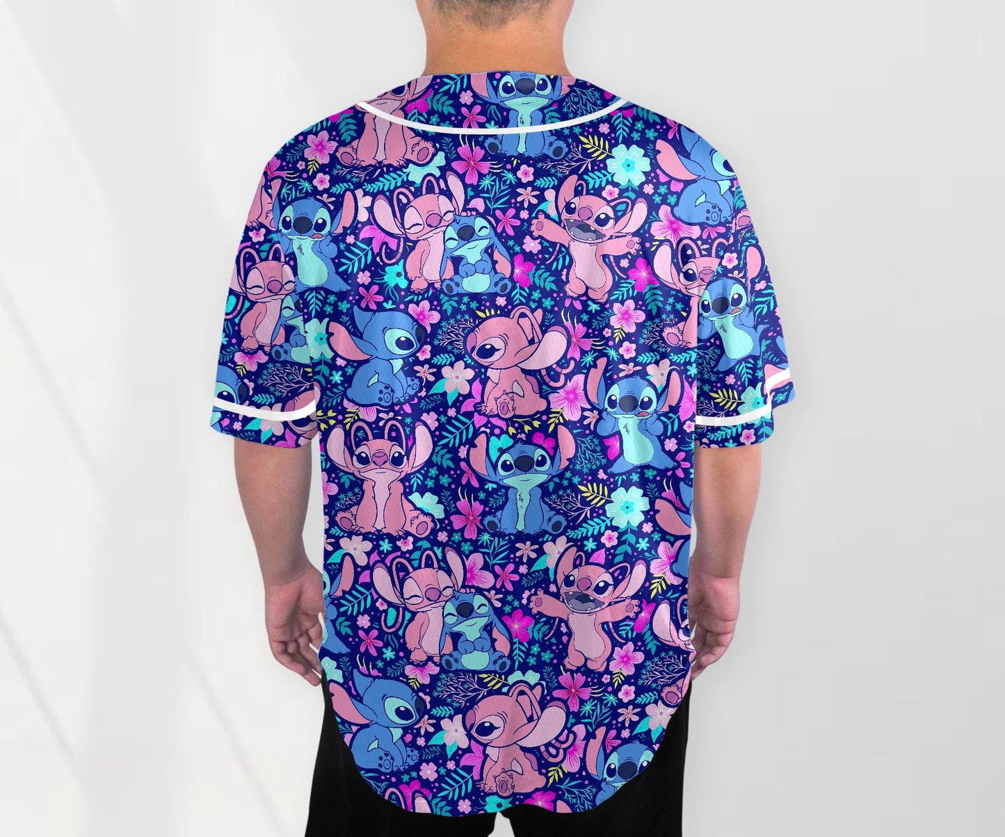 Angel Stitch Jersey Shirt Aloha Hawaii Baseball Jersey Stitch Family Shirt Stitch Shirt Gifts
