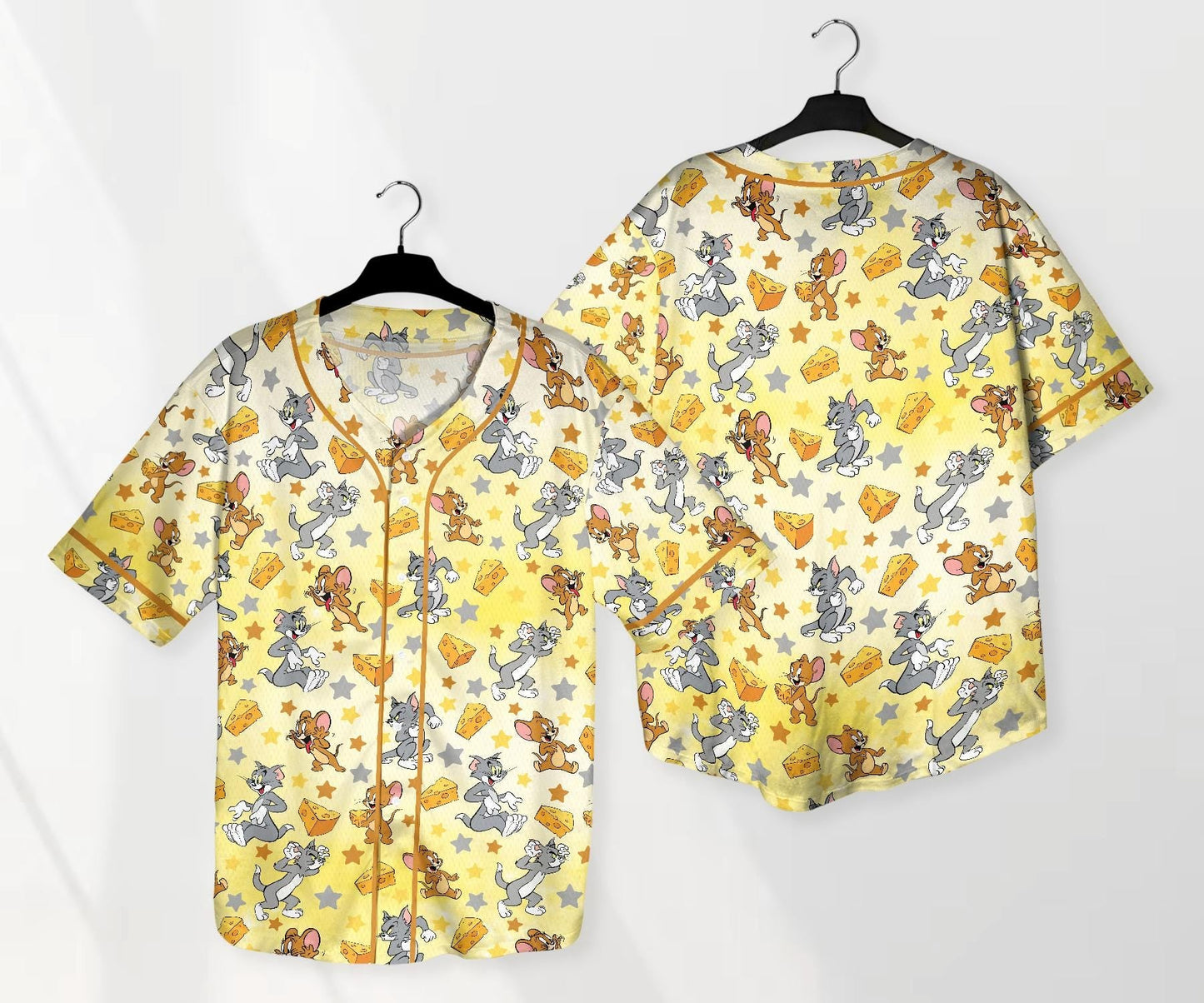 Tom And Jerry Jersey Tom And Jerry Shirt Cute Baseball Jersey Shirt Funny Jersey Shirt Tom Shirt Gifts