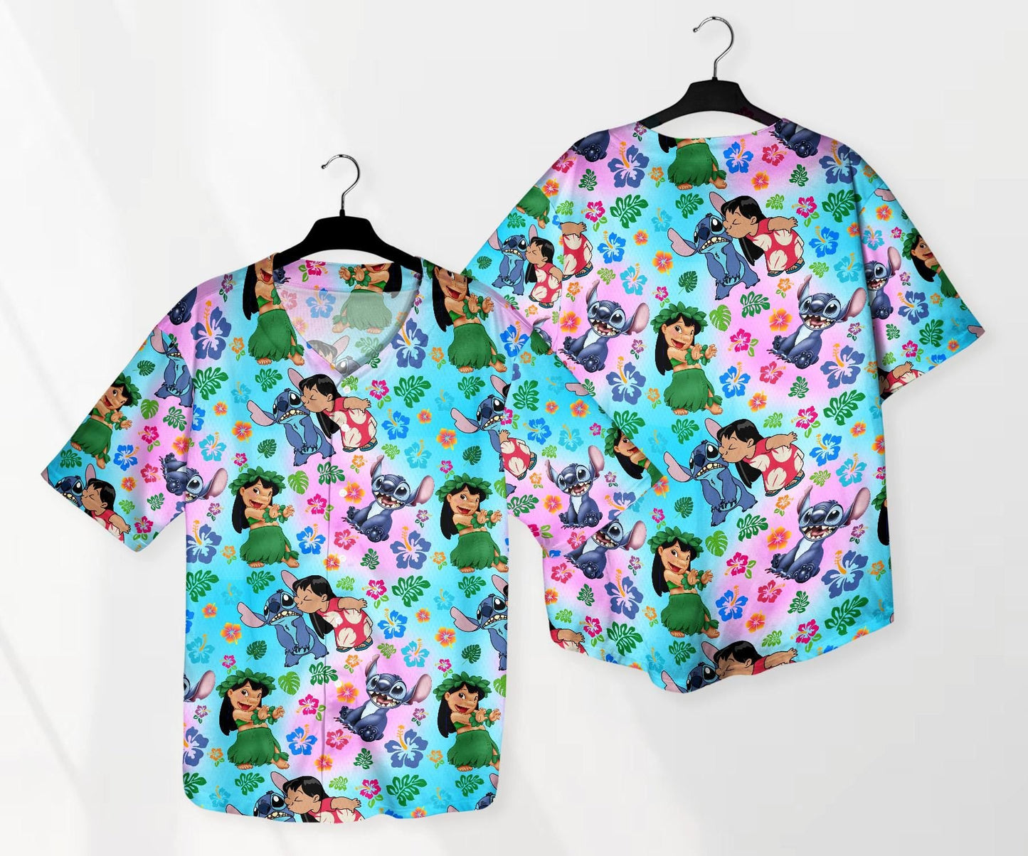 Lilo Stitch Baseball Jersey Shirt Aloha Tropical Baseball Jersey Stitch Alien Shirt Lilo And Stitch Baseball Shirt Cute Stitch Shirt Gifts