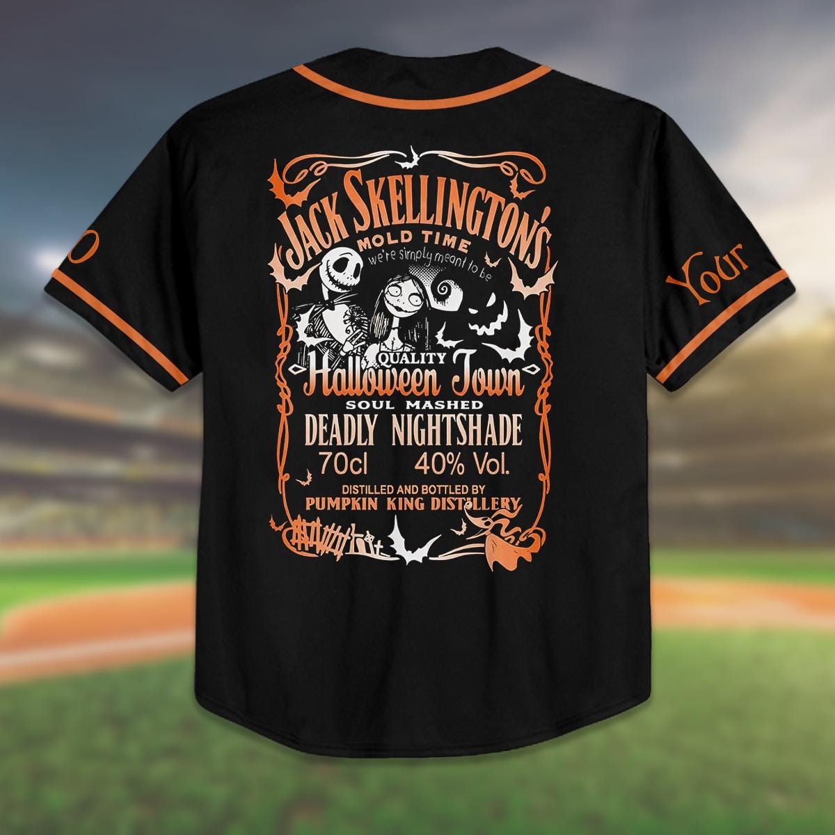 Custom Birthday Baseball Jersey, Nightmare Friends Shirt, Halloween Birthday Outfit, Kid/Adult Personalized Name Number Jersey