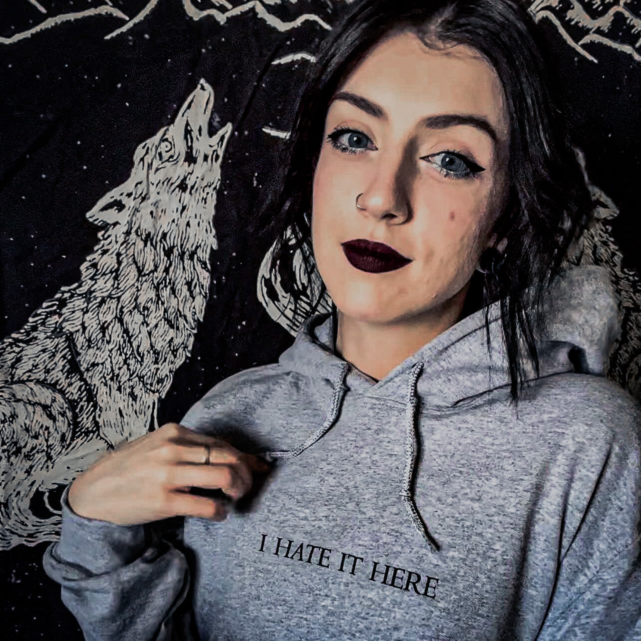 I Hate It Here Hooded Sweatshirt