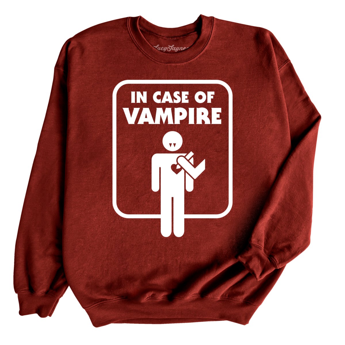 In Case of Vampire Sweatshirt