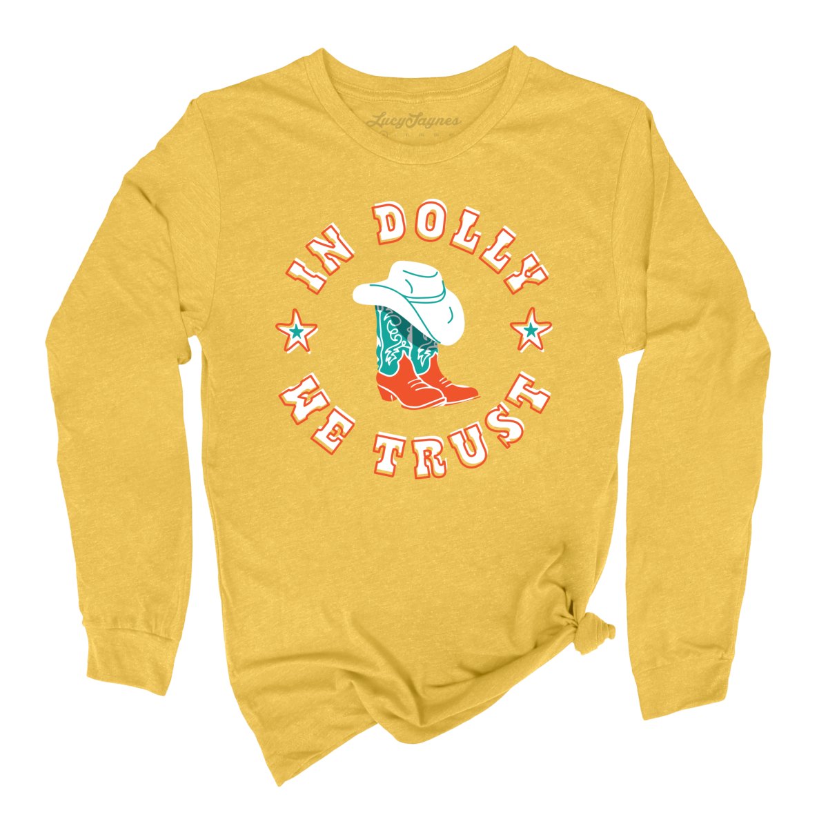 In Dolly We Trust Long Sleeve Tee