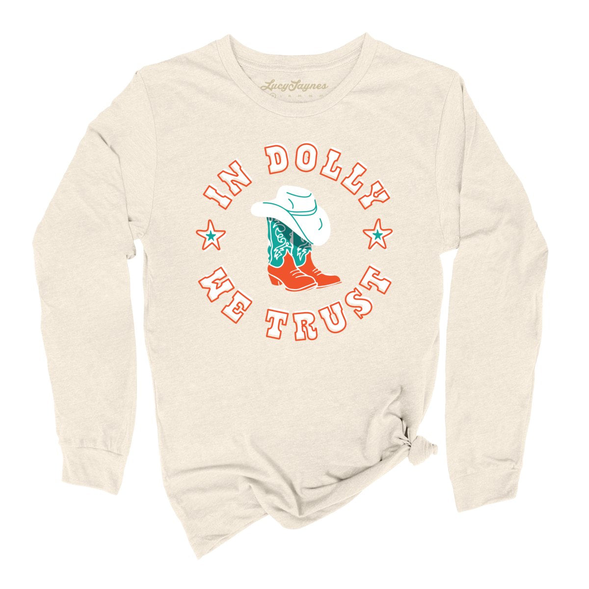 In Dolly We Trust Long Sleeve Tee