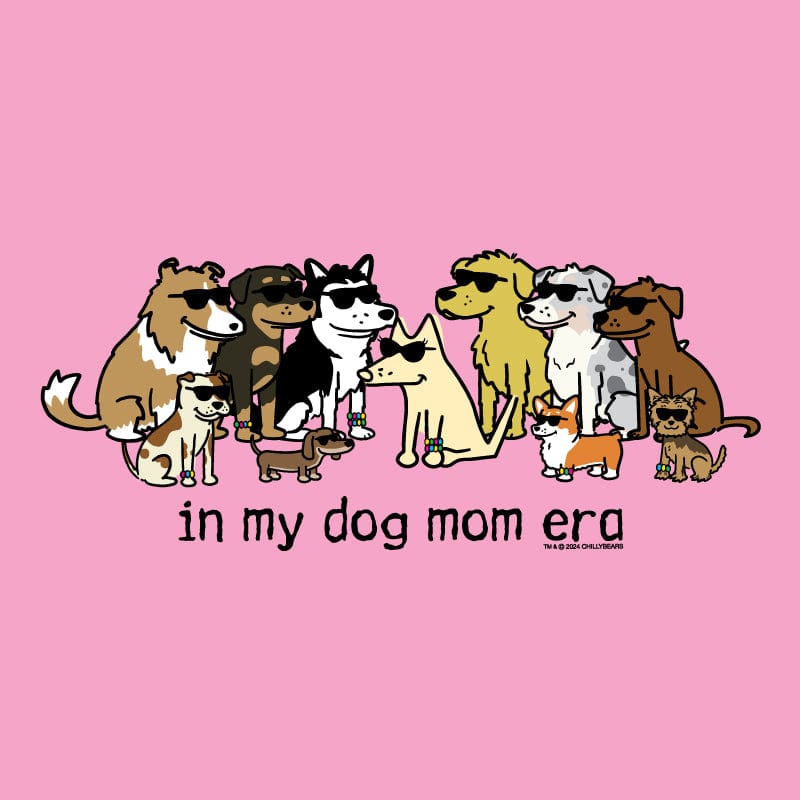 In My Dog Mom Era - T-Shirt Ladies V-Neck