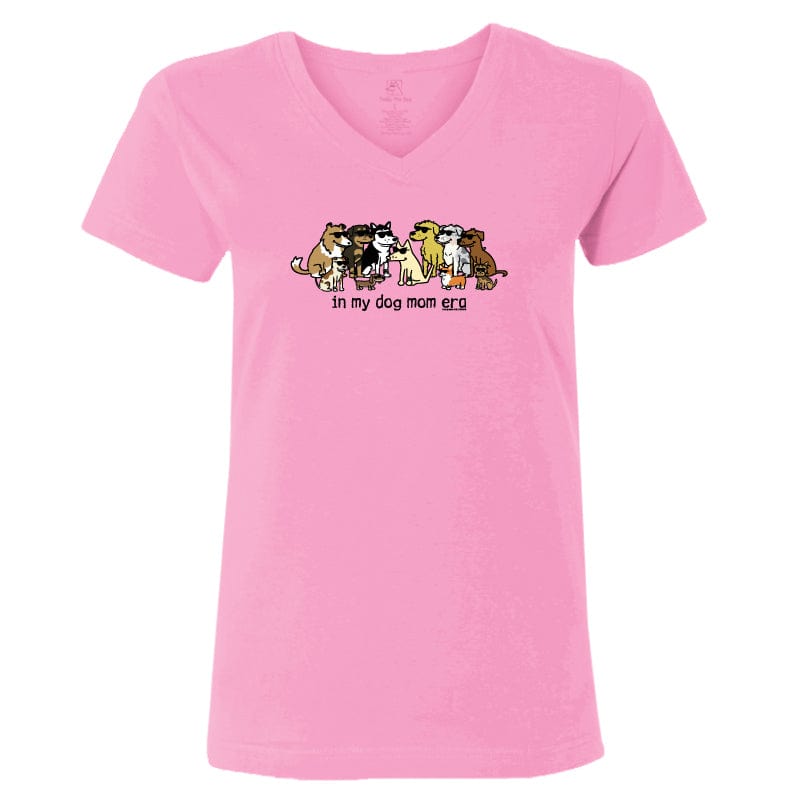 In My Dog Mom Era - T-Shirt Ladies V-Neck