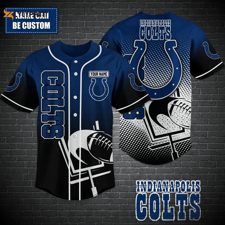 Indianapolis Colts Personalized Baseball Jersey - lylyprint.com