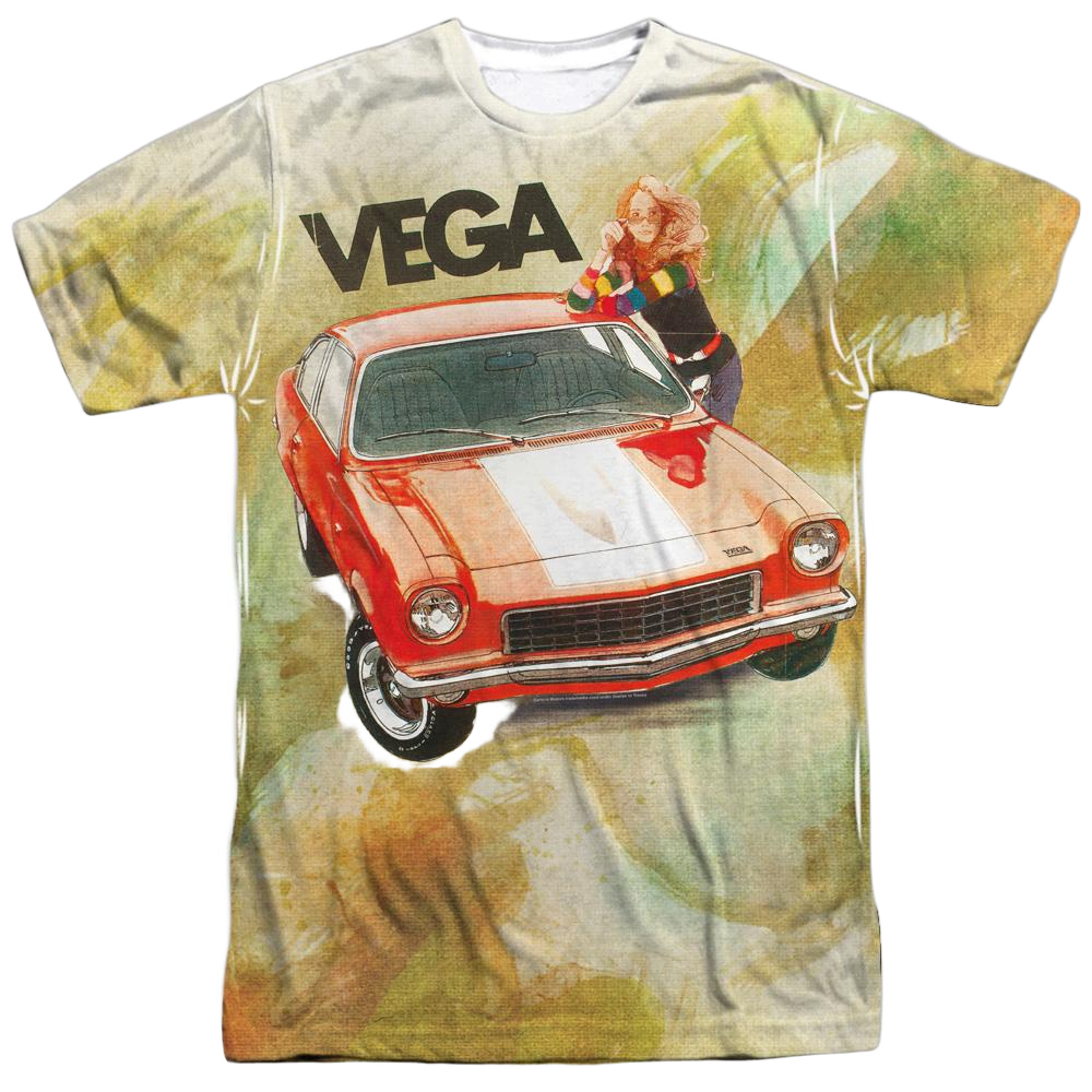 Chevy - Vega Watercolor Adult All Over Print 100% Poly T-Shirt