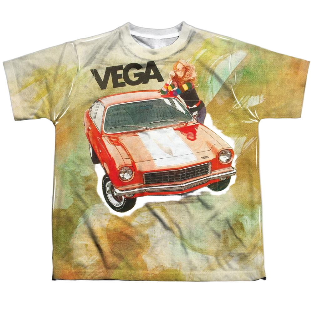 Chevy - Vega Watercolor Youth All Over Print 100% Poly T-Shirt