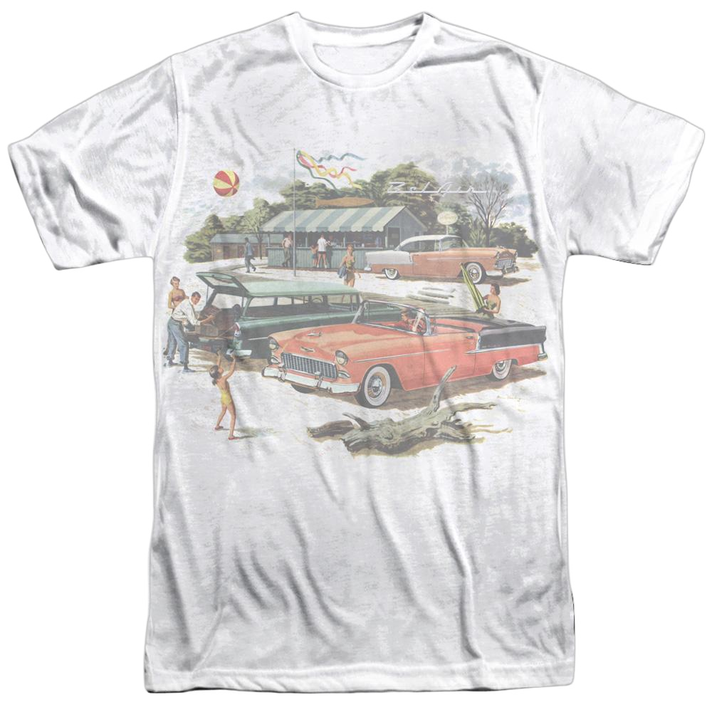 Chevy - Washed Out Adult All Over Print 100% Poly T-Shirt
