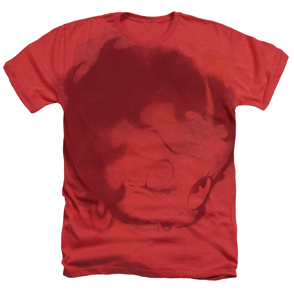Betty Boop Watercolor Portrait - Men's All-Over Heather T-Shirt